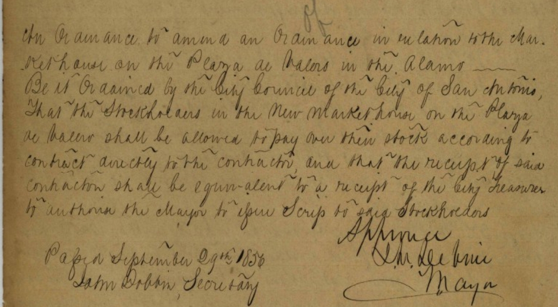 1856Sep29Book1Pg63of203InitialOrdValeroMarket