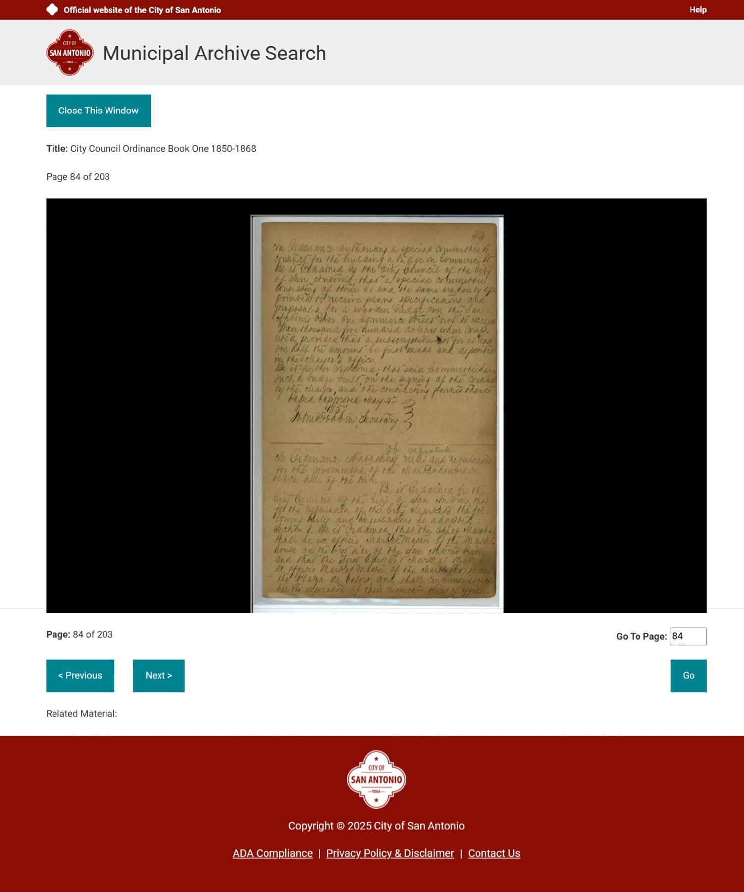 Screenshot 30 3 2025 163748 webap.sanantonio.gov