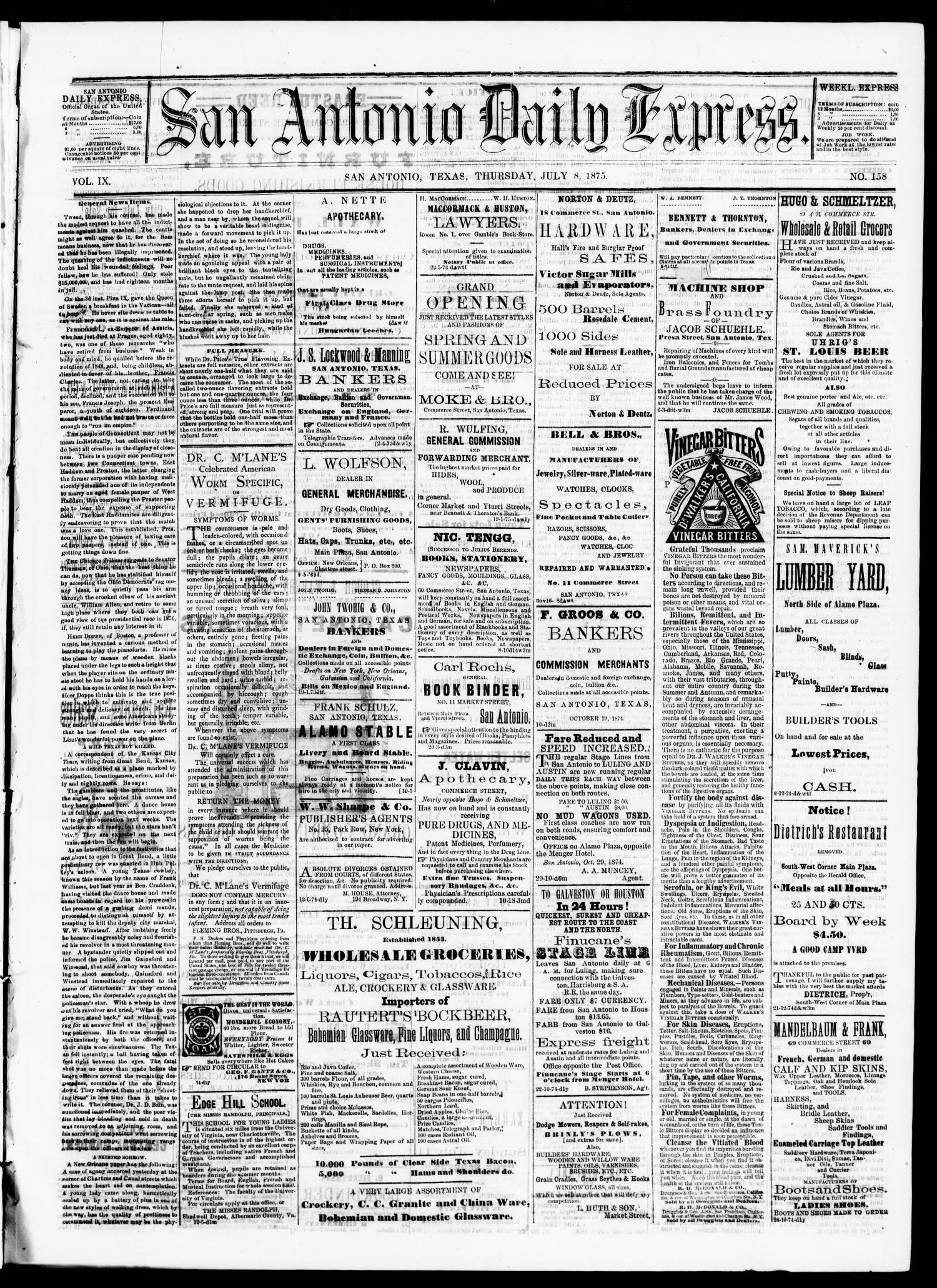1875Jul8Pg1C1-2TexasBoyKilled