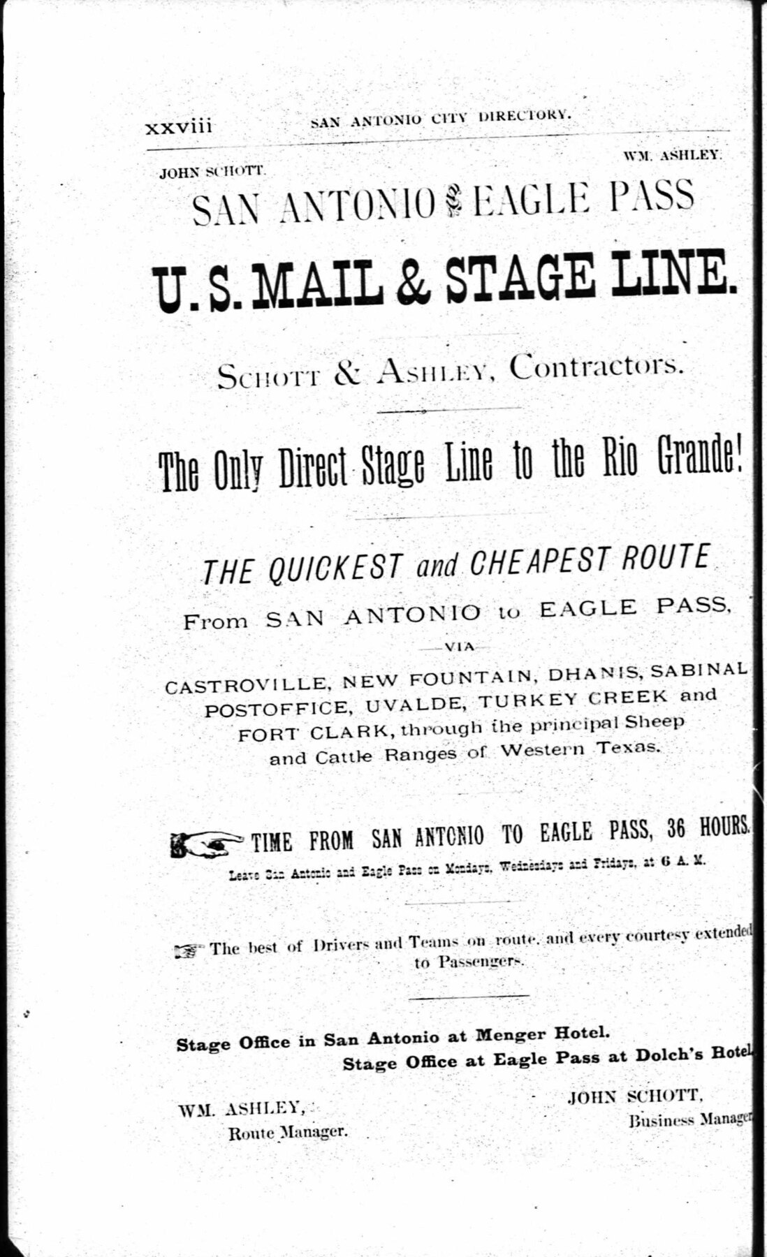 CDpg Xxviii Stage Line Crp