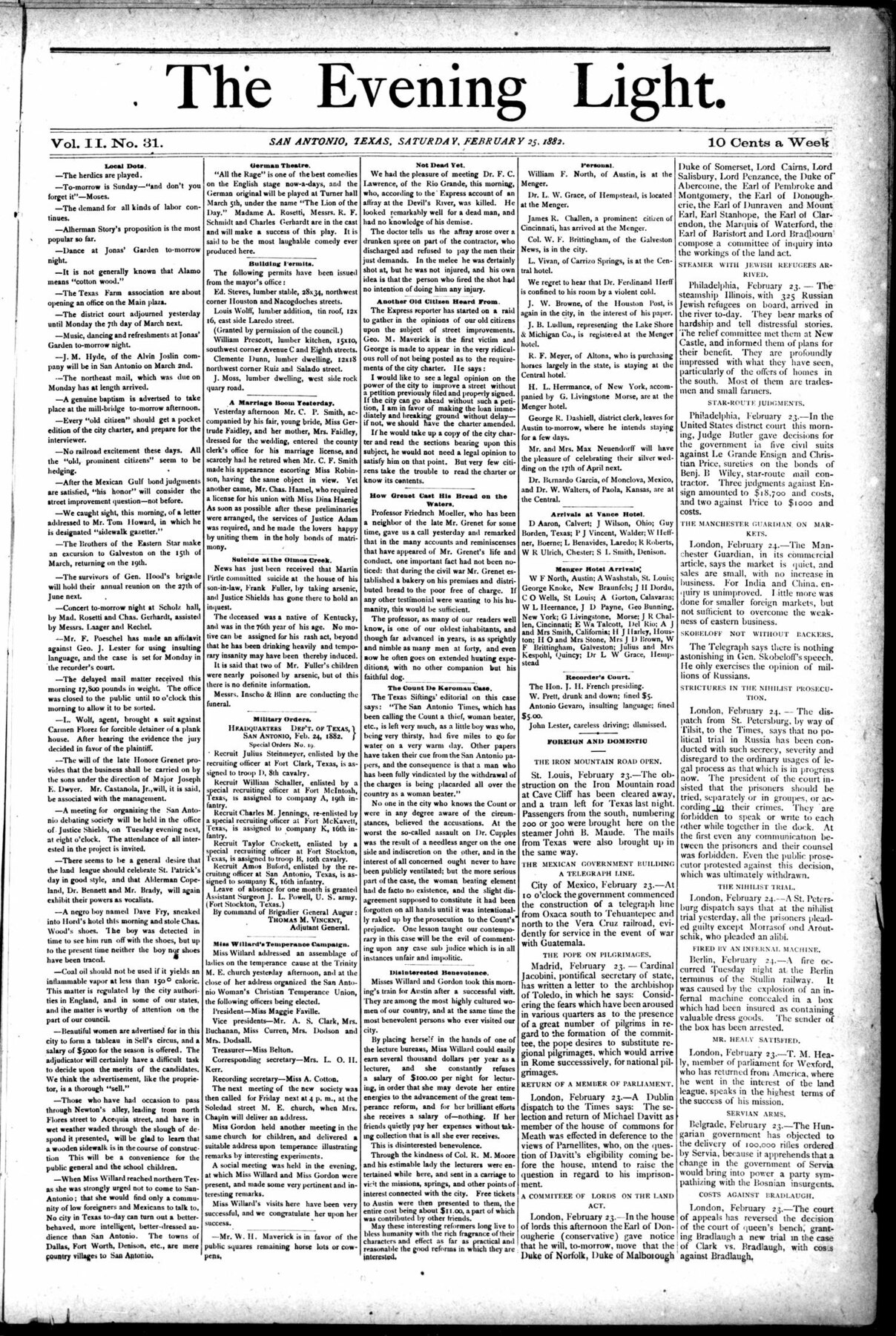 Grenet Charity During War