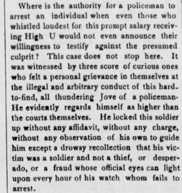 Unlawful Arrest Light Cr