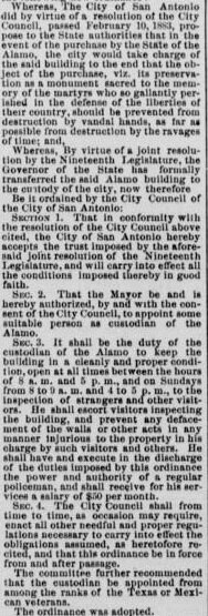 Alamo Ord21Jul1885O