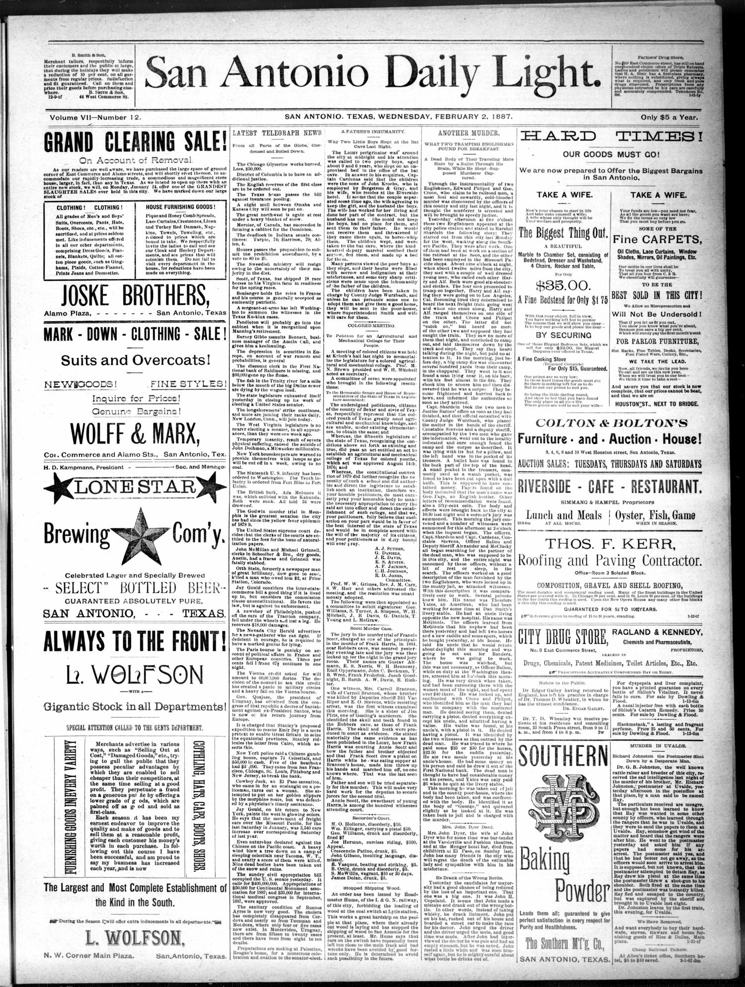 1887Feb2Pg1C4OnC4RobbersCaveScottCase