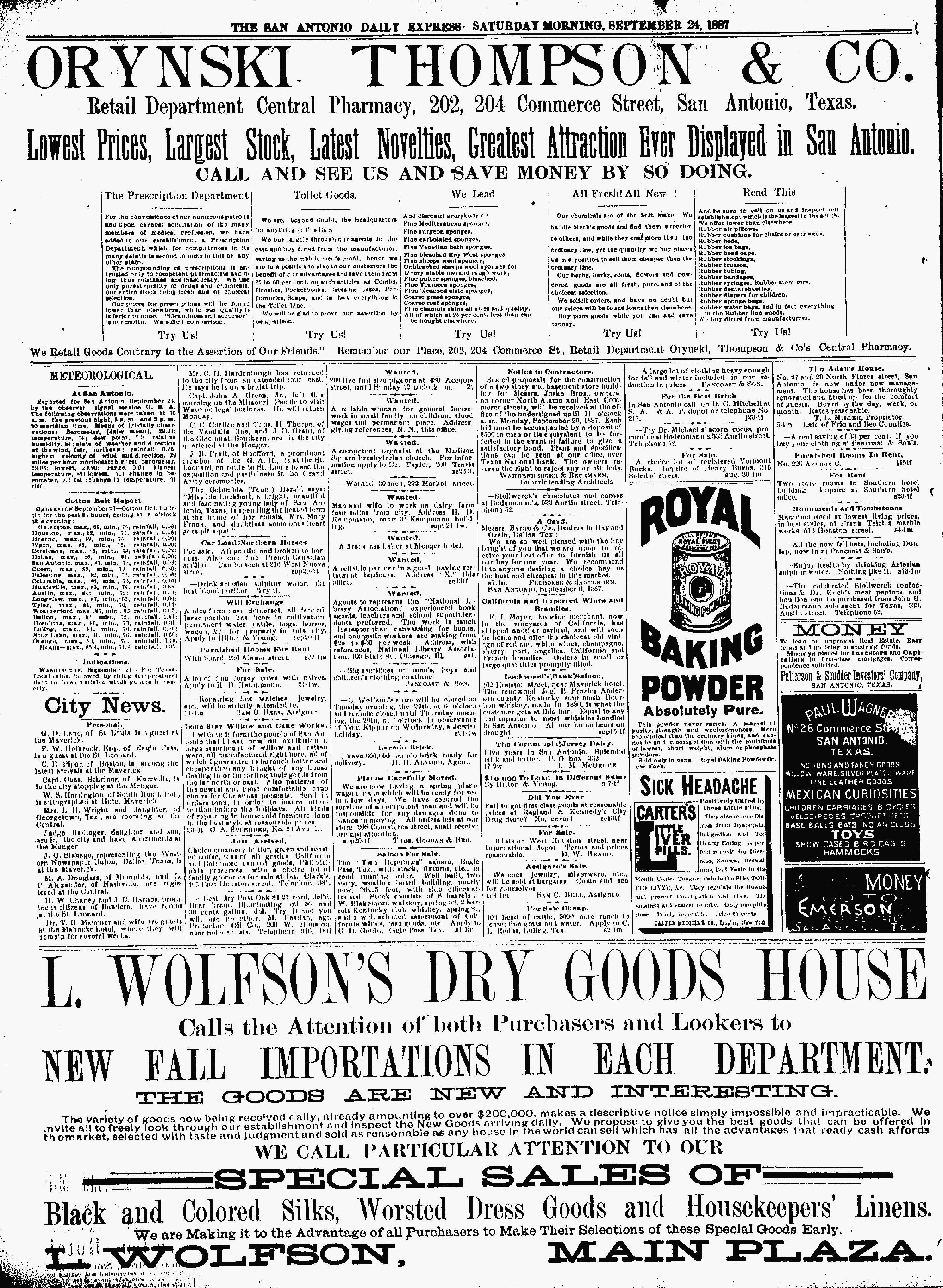1887Sep24Pg8C4BidReqsForJoskeBrosBldg