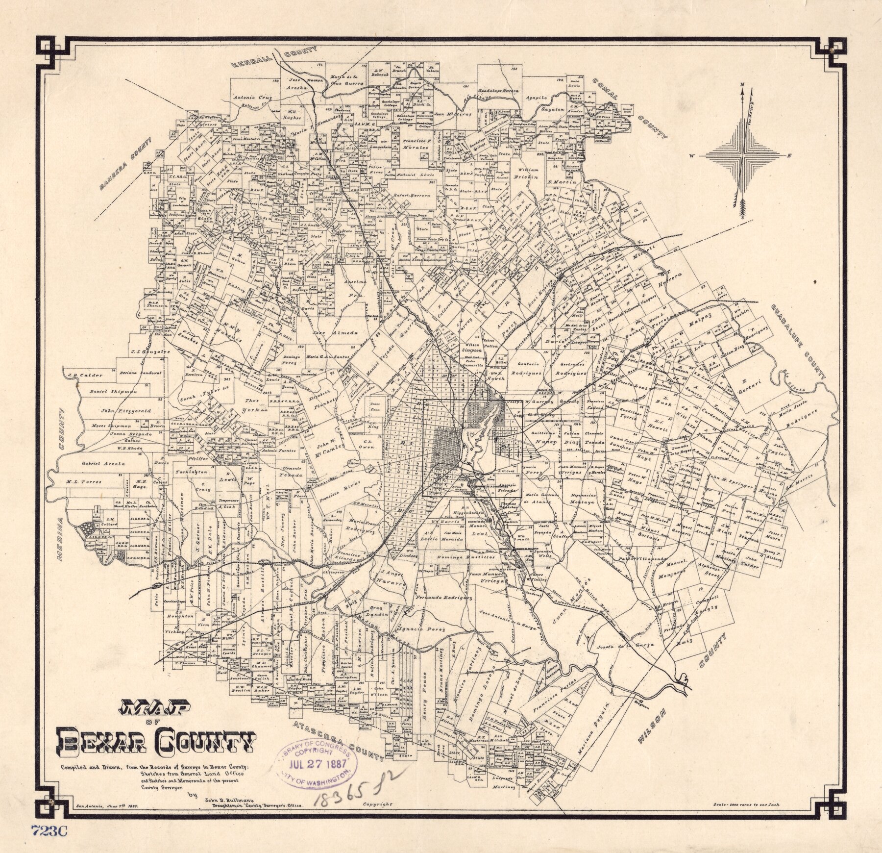 Bexar County Map