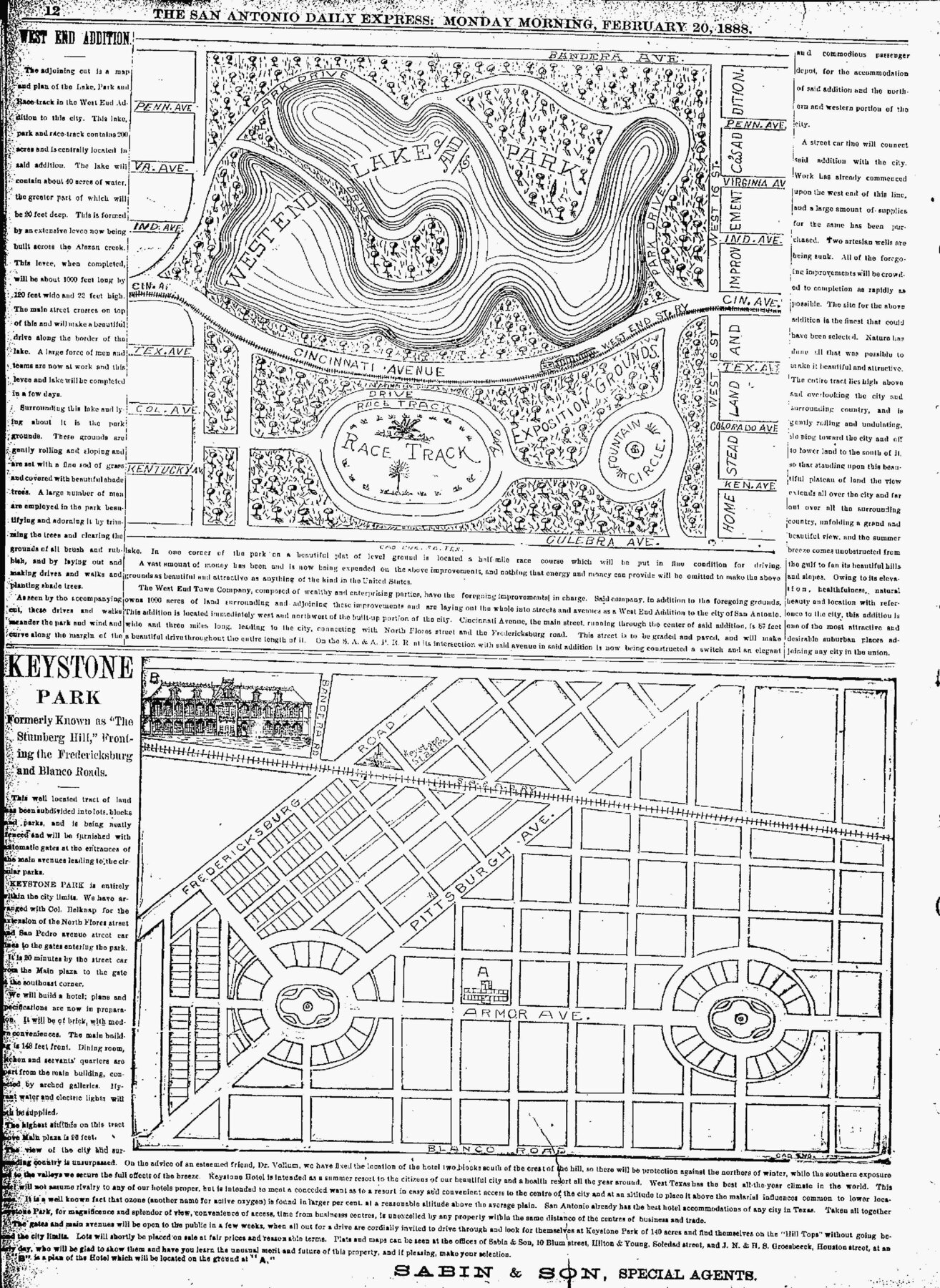 Full Page West End Addition