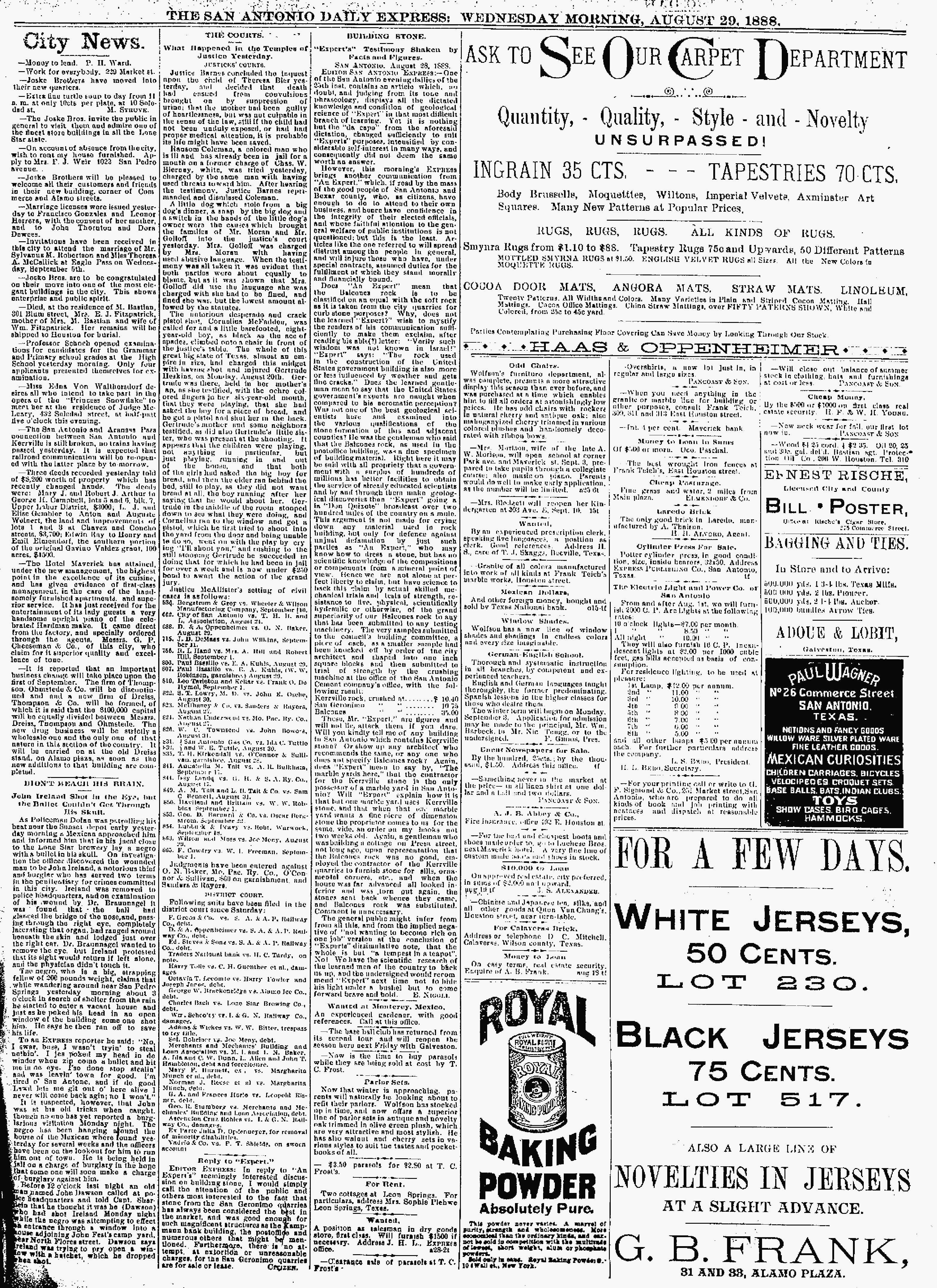 1888Aug29Pg5C1JoskeBrosMovedNewBldg