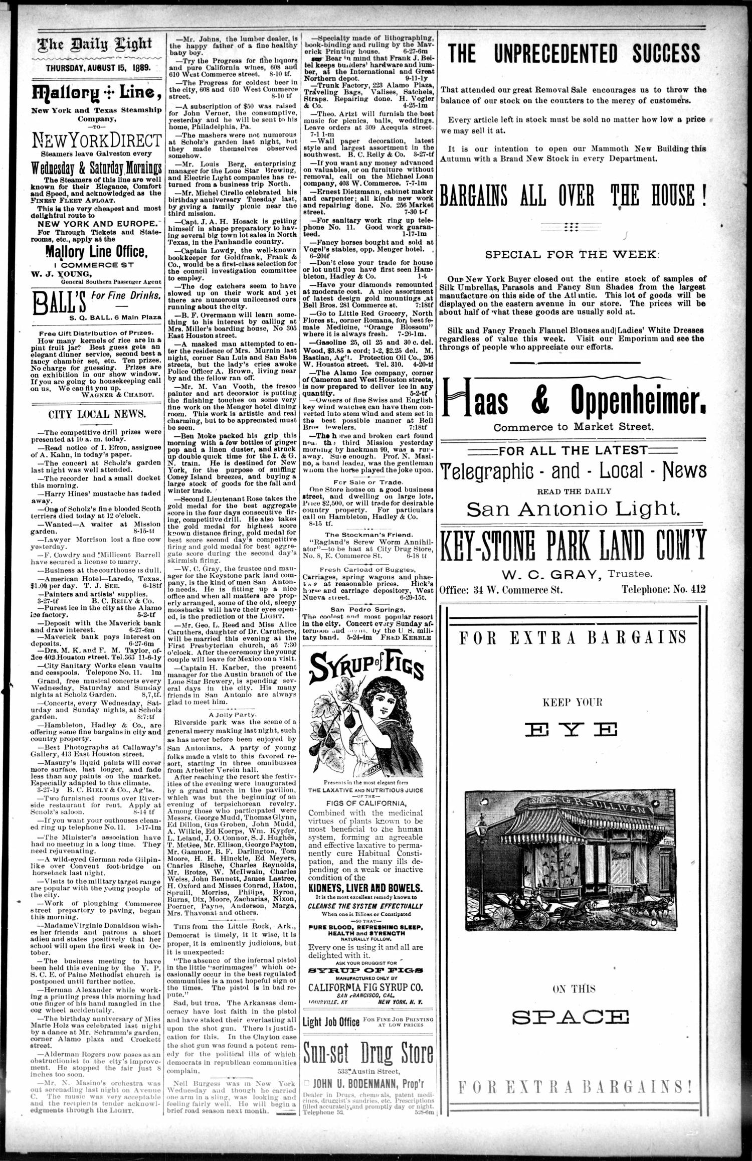 1889Aug15Pg5C1CommerceStPavingPrepBegins