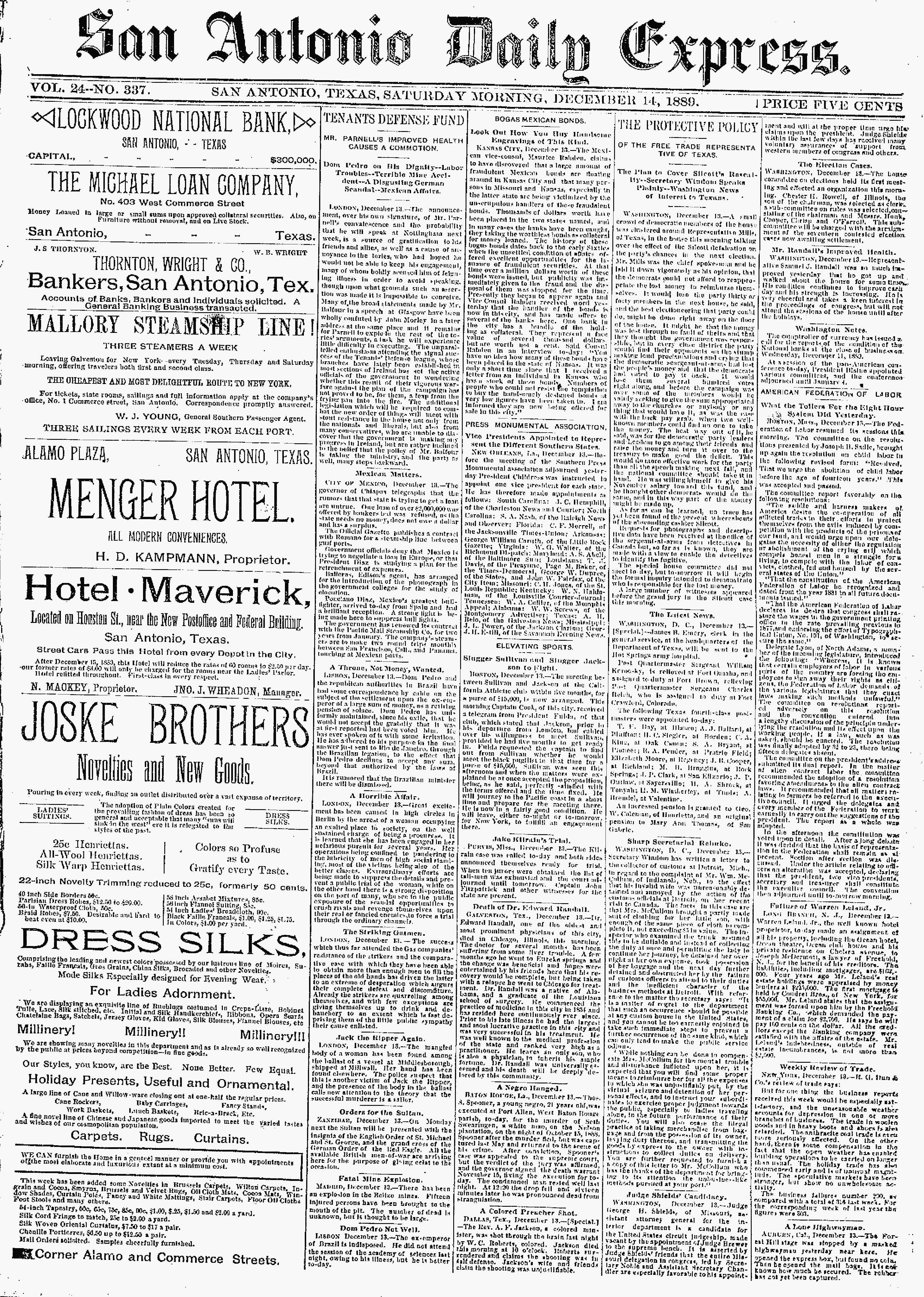 1889Dec14C1-2HotelMaverickAdv