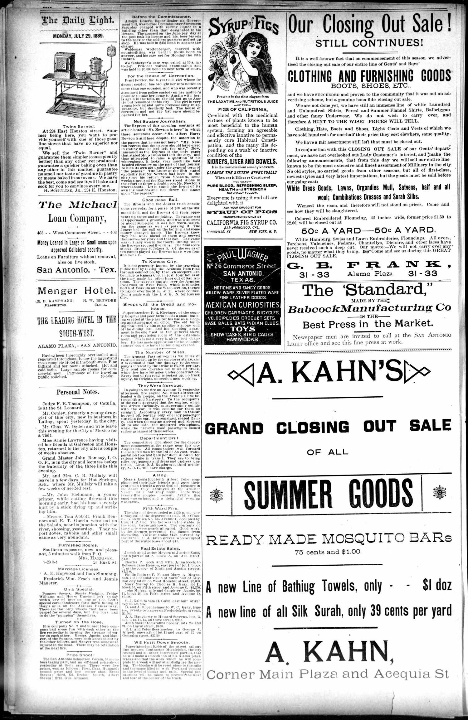 1889Jul29Pg4C2StreetRailwayConcrete