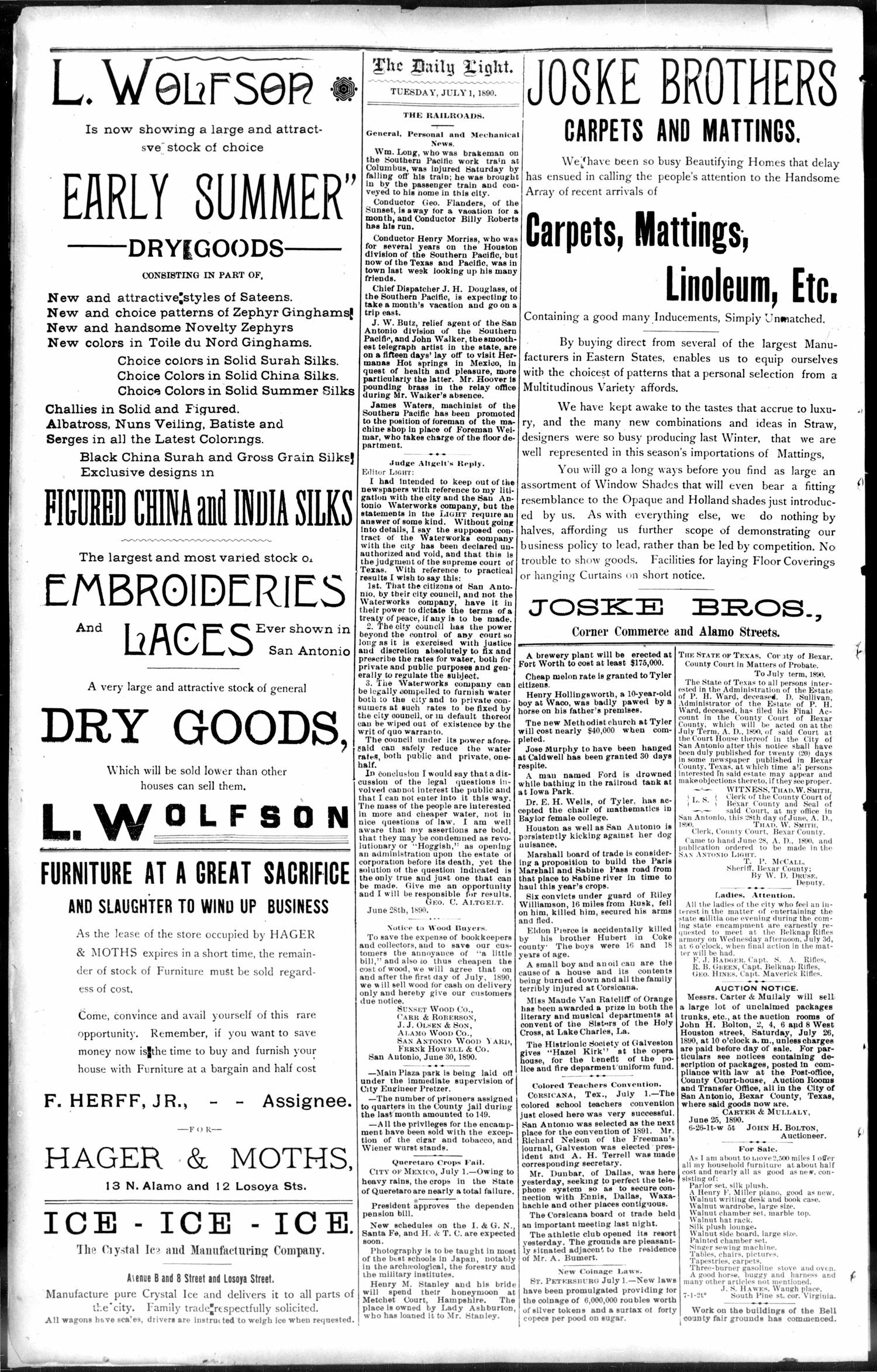 1890Jul1Pg8C3MainPlazaBeingLaidOff