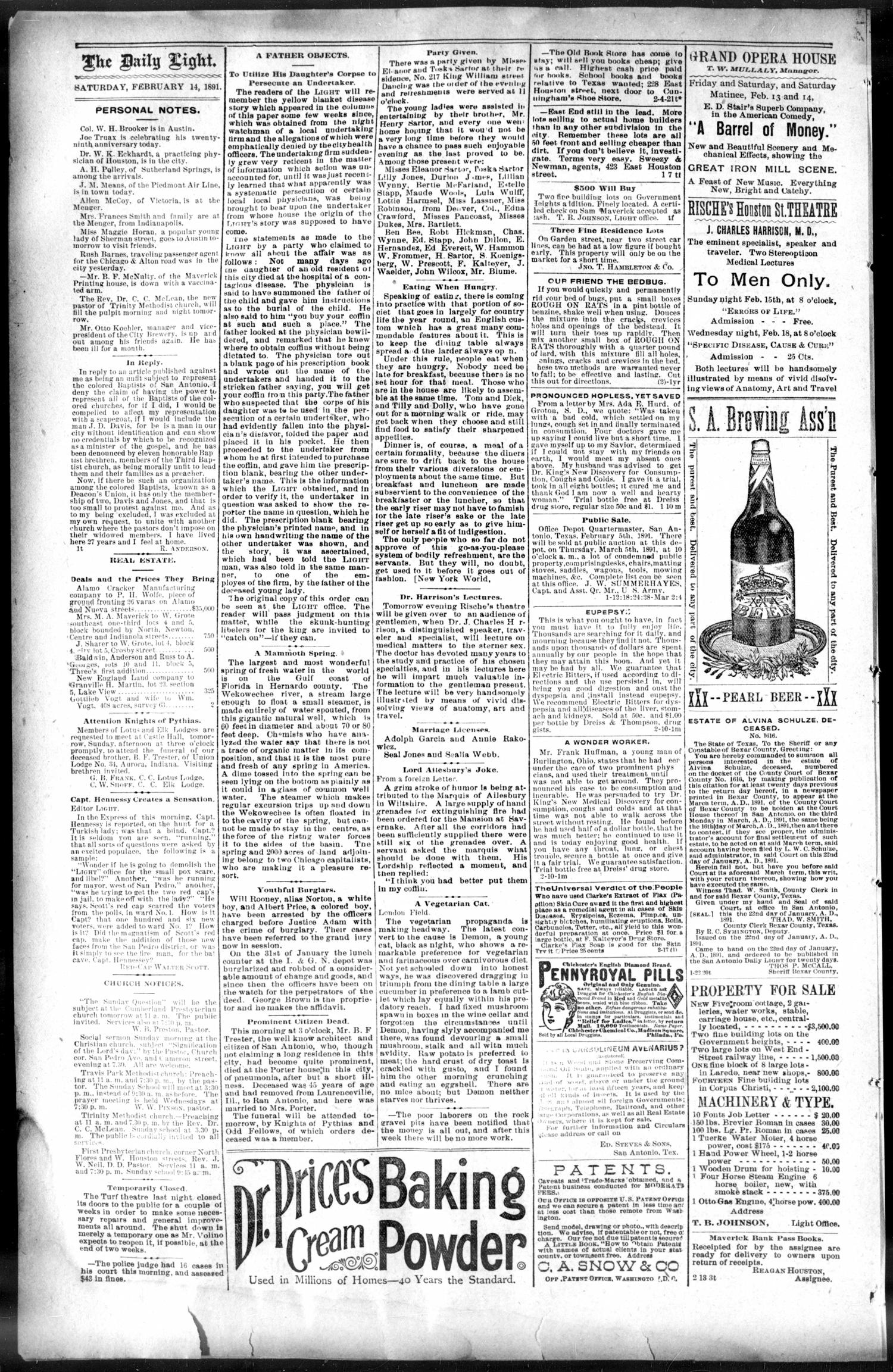 1891Feb14Pg4C2FathersStory