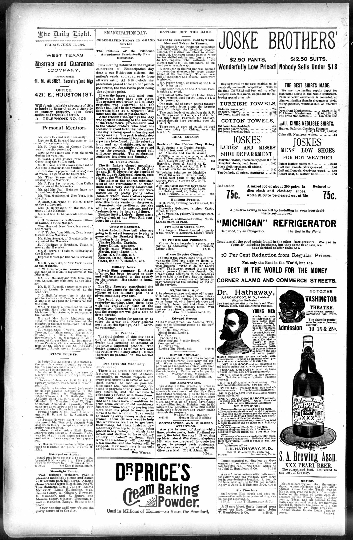 1891Jun19Pg4C1ParkC2Race