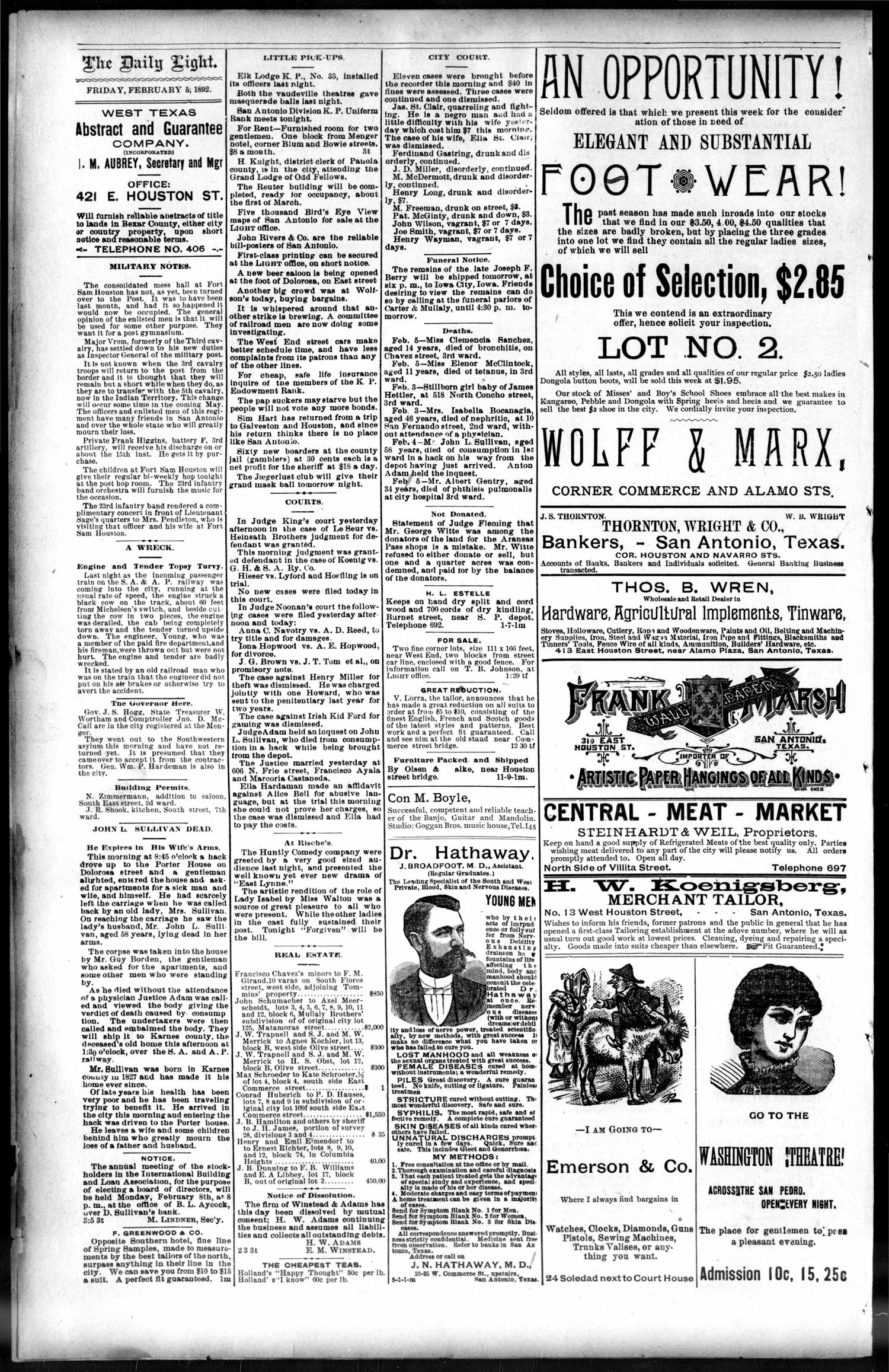 1892Feb5Pg4C2ReuterBldgMarchOpening