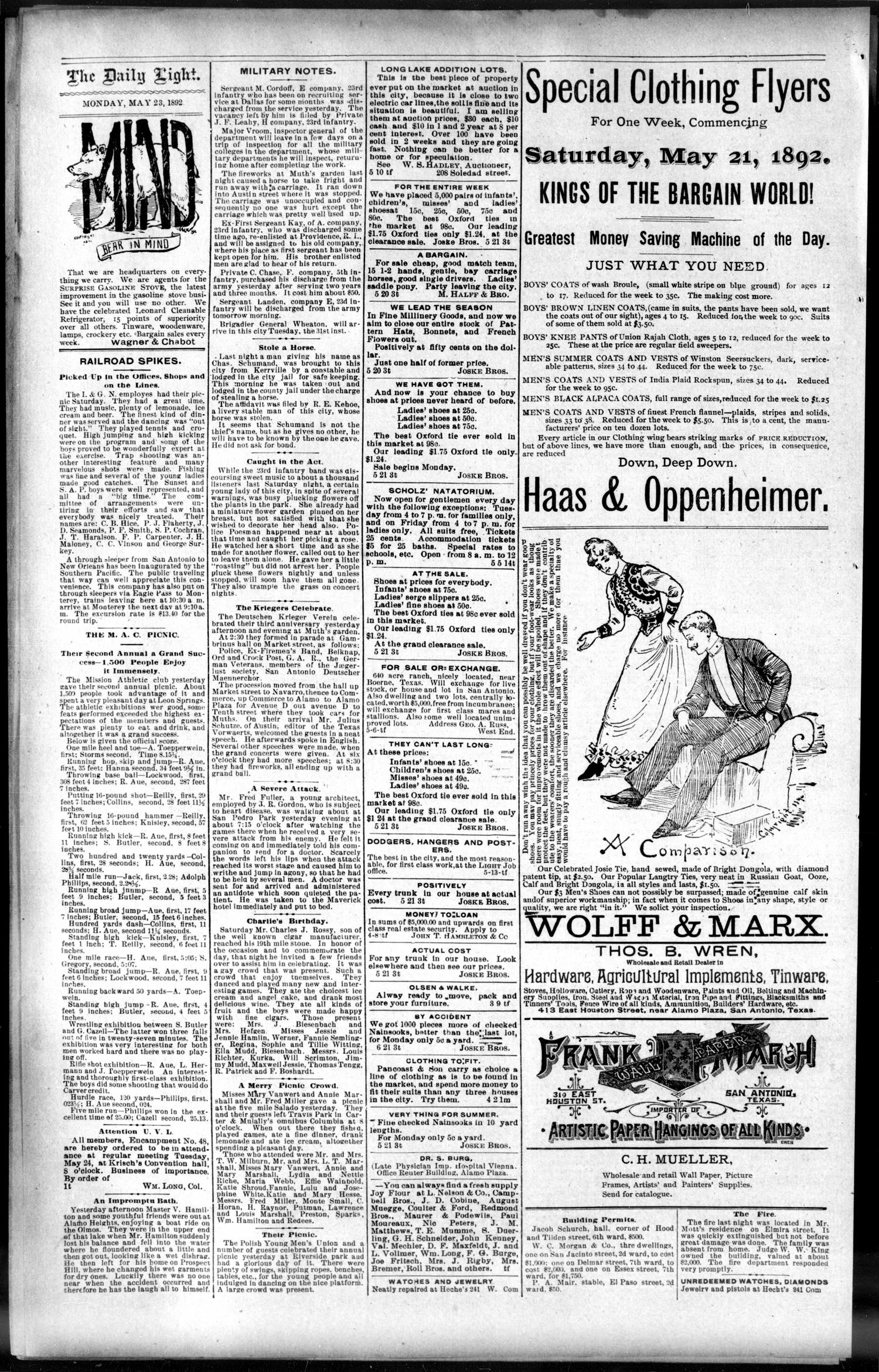 1892May23Pg4C2C&M'sOmnibusColumbia