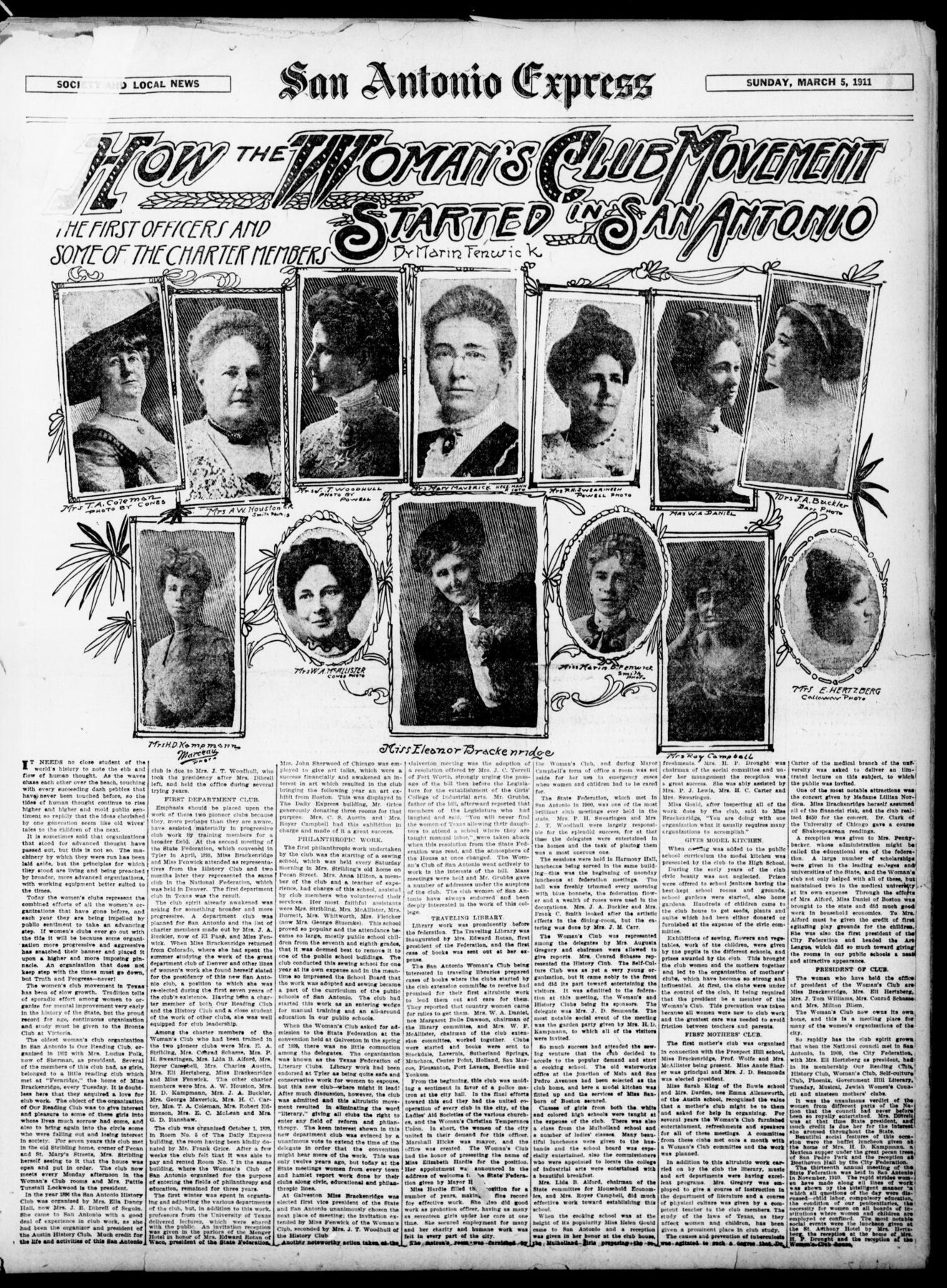 Full Pg Woman's Clubs History