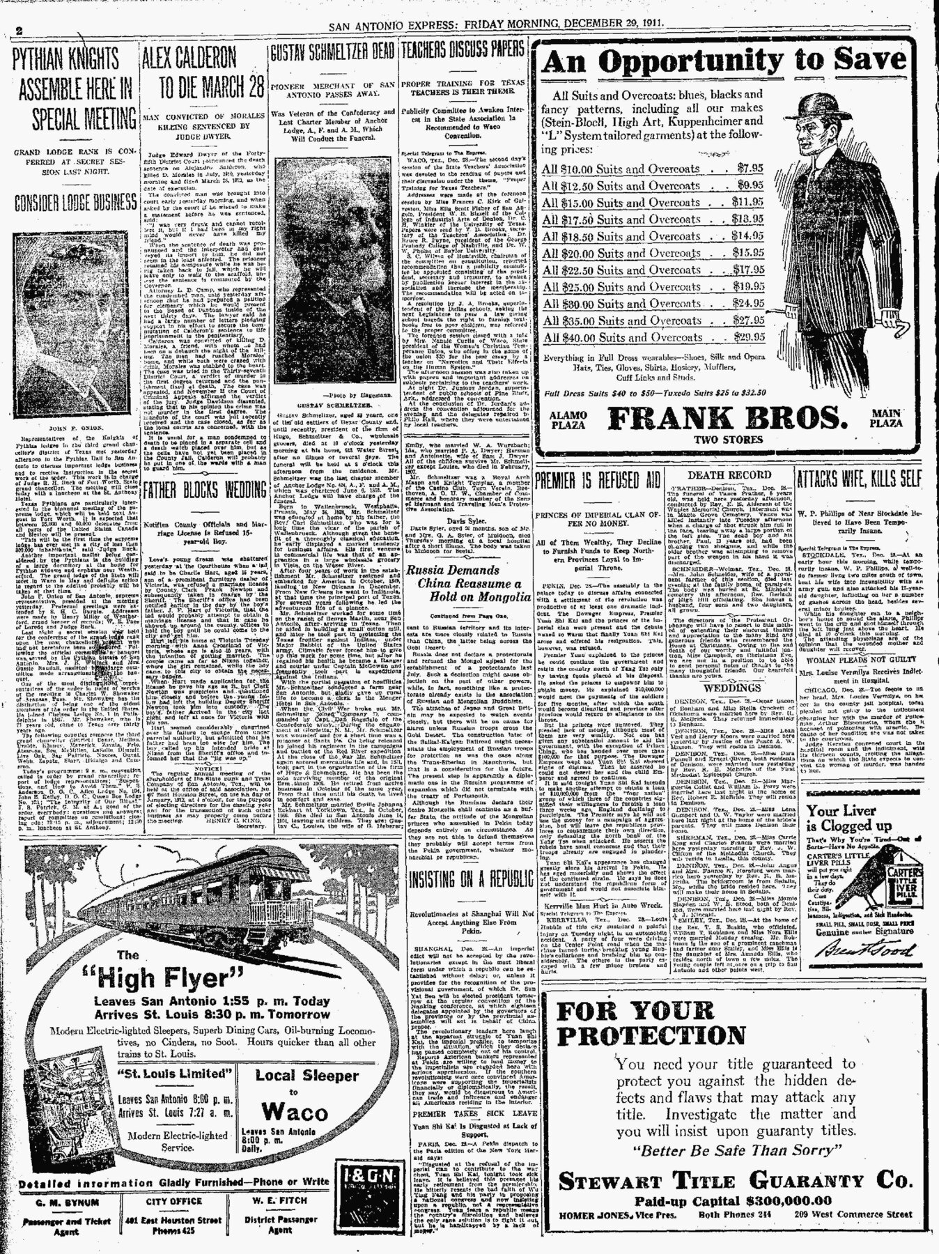 Gustav Schmeltzer Obit