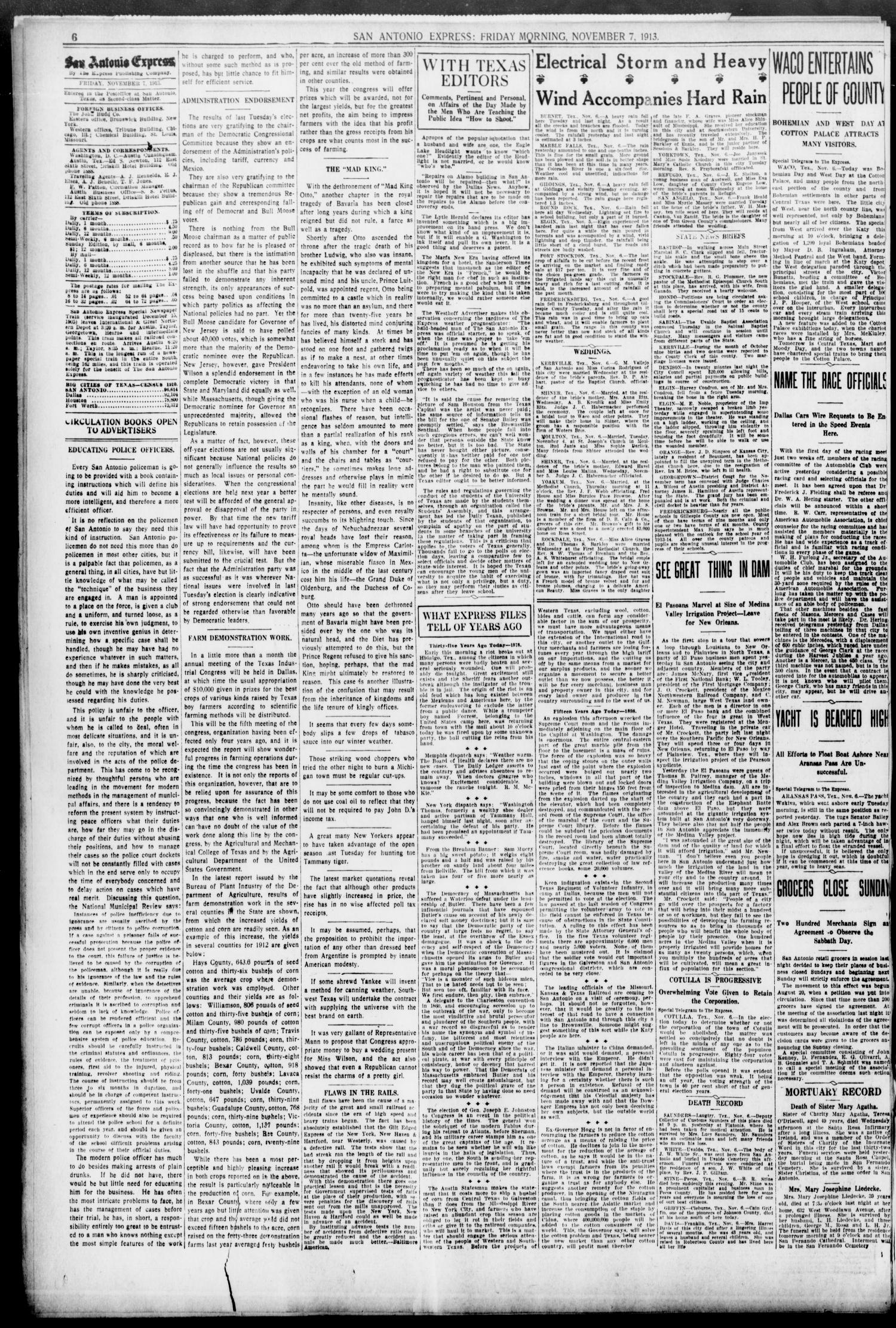 1913Nov7Pg6C1-2PolEducation