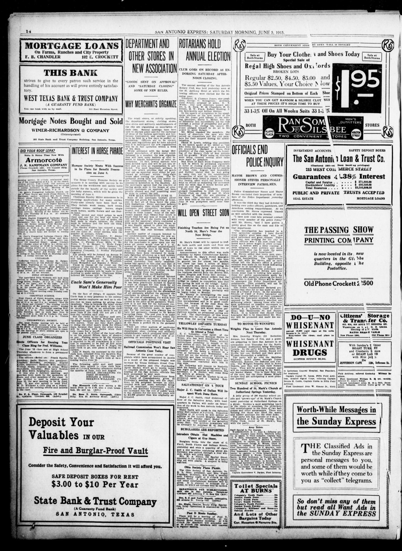 SAEx Jun1915ONs Dept Inv
