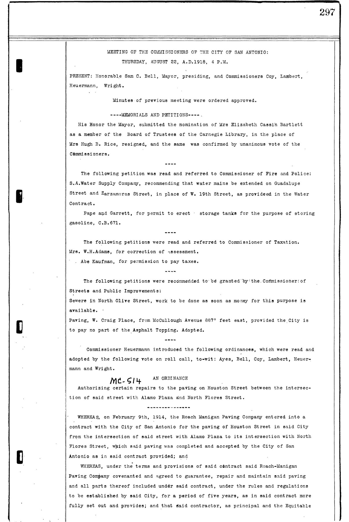 Cresote Blk Pav page 1