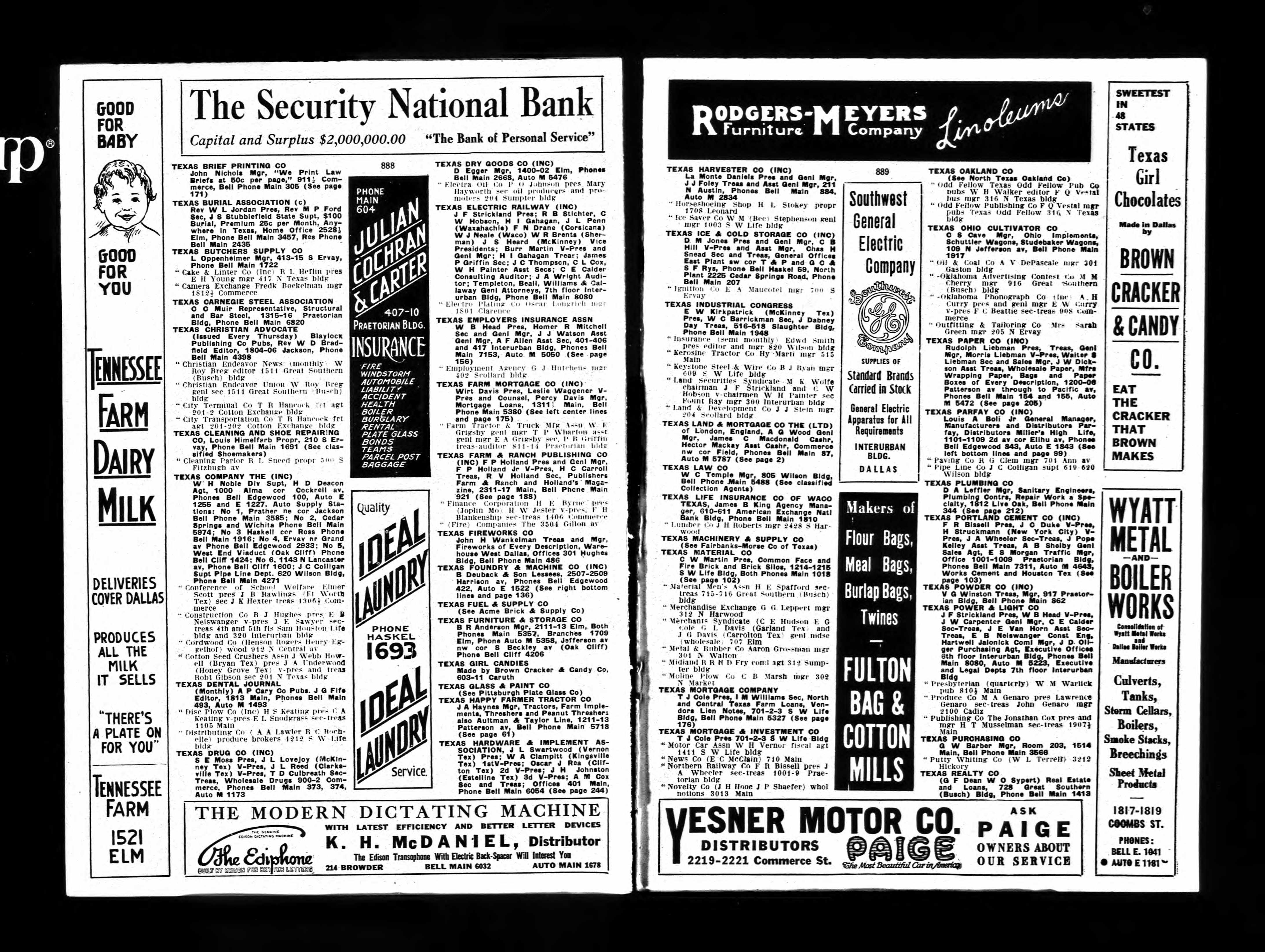 1918DallasCDPg889TexasMCA