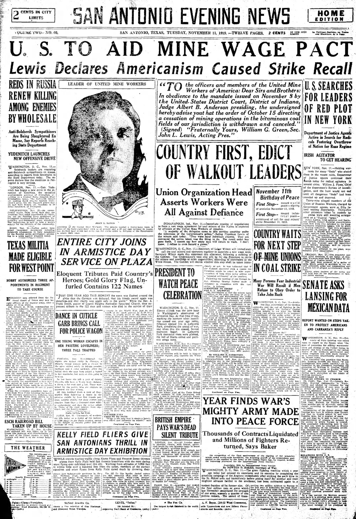 Armistice Day Flyers