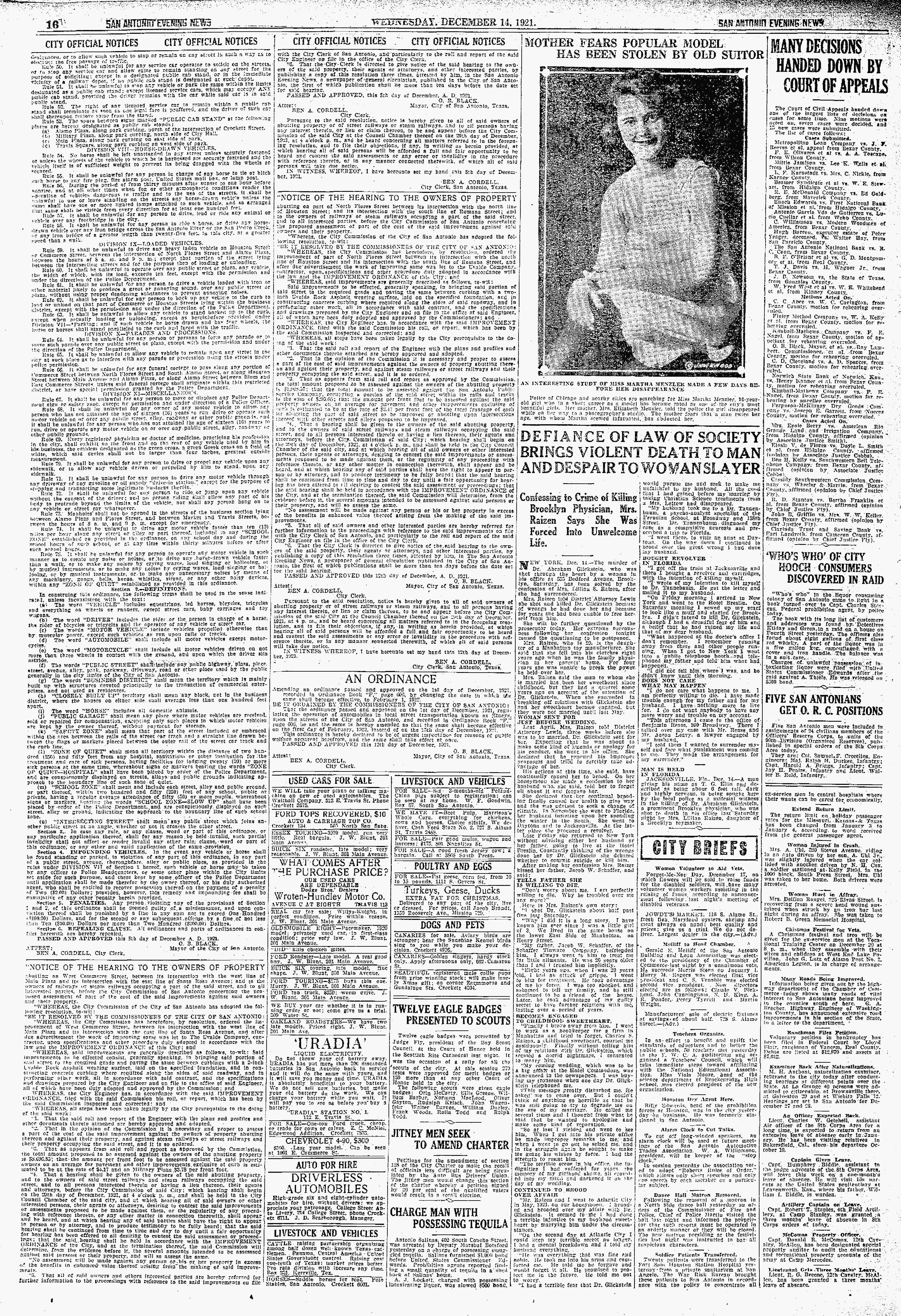 1921Dec14Pg16OrdTraffic
