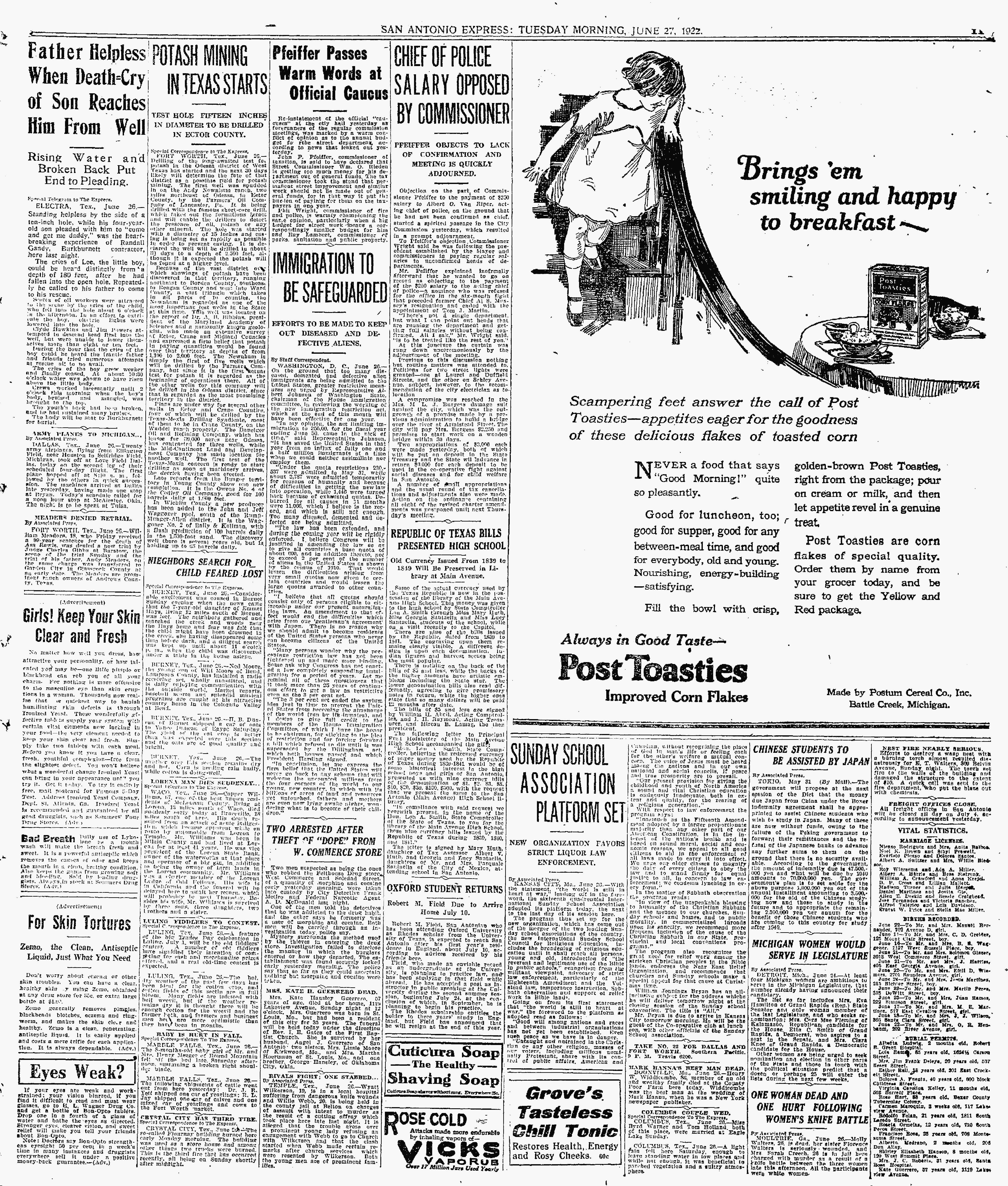 1922Jun27C4PolChiefWage