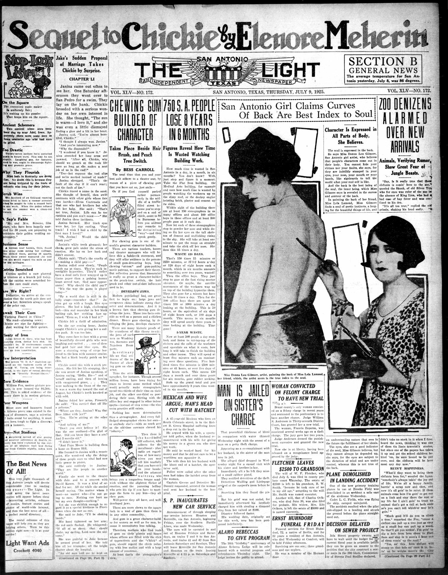 1925Jul9Pg11C4MedArtsBldgUnderConstC5ONs