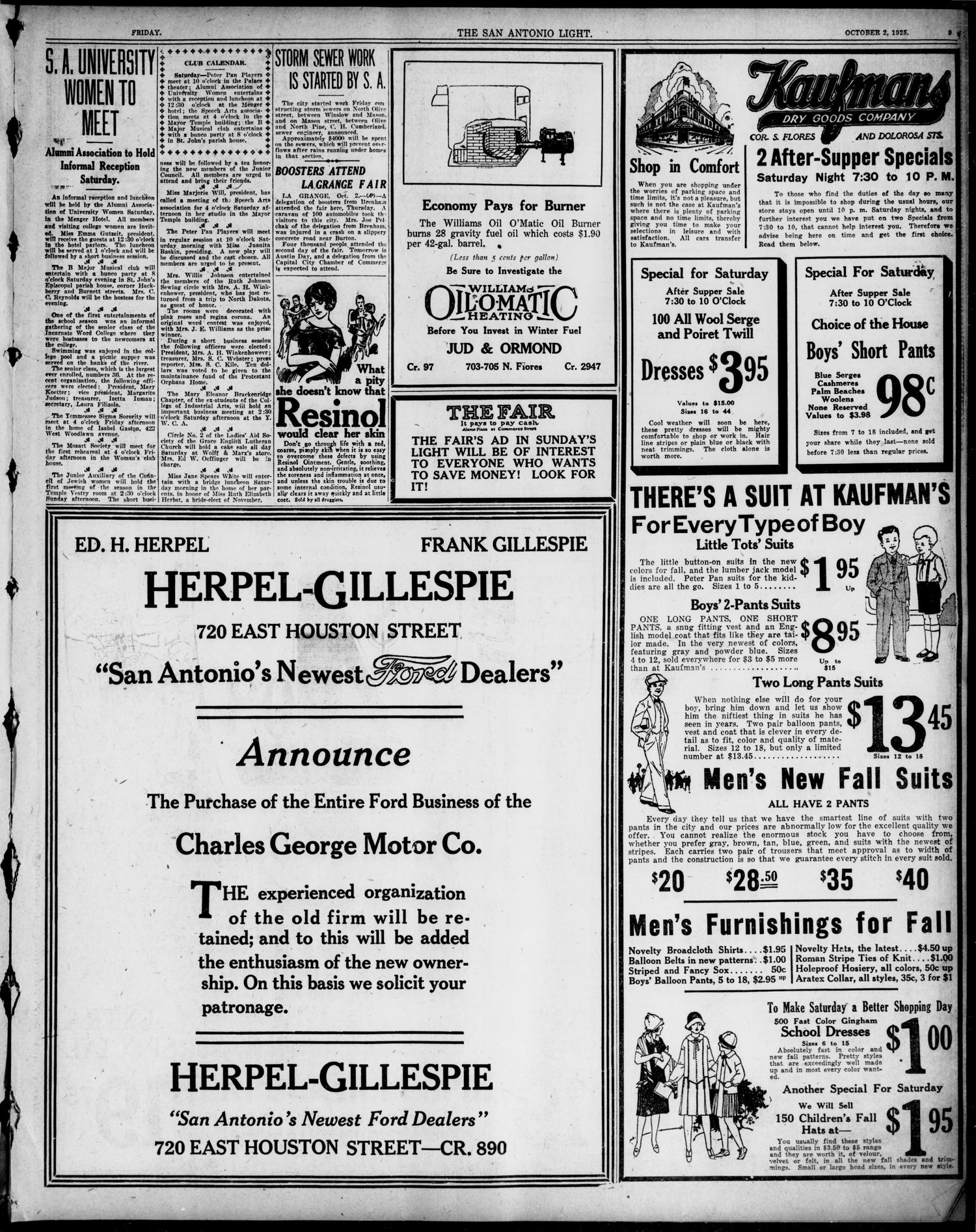 1925Oct2Pg9AdvHerpelGillespieFord