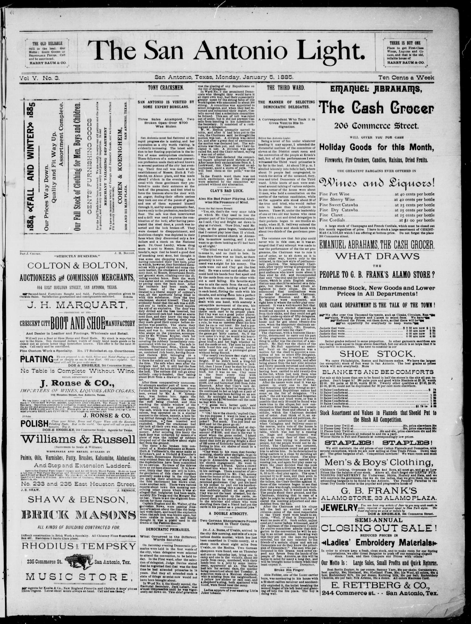 NewspapersFolder1885 – metapth163057_xl_0009Dtd5Jan1885C2ON
