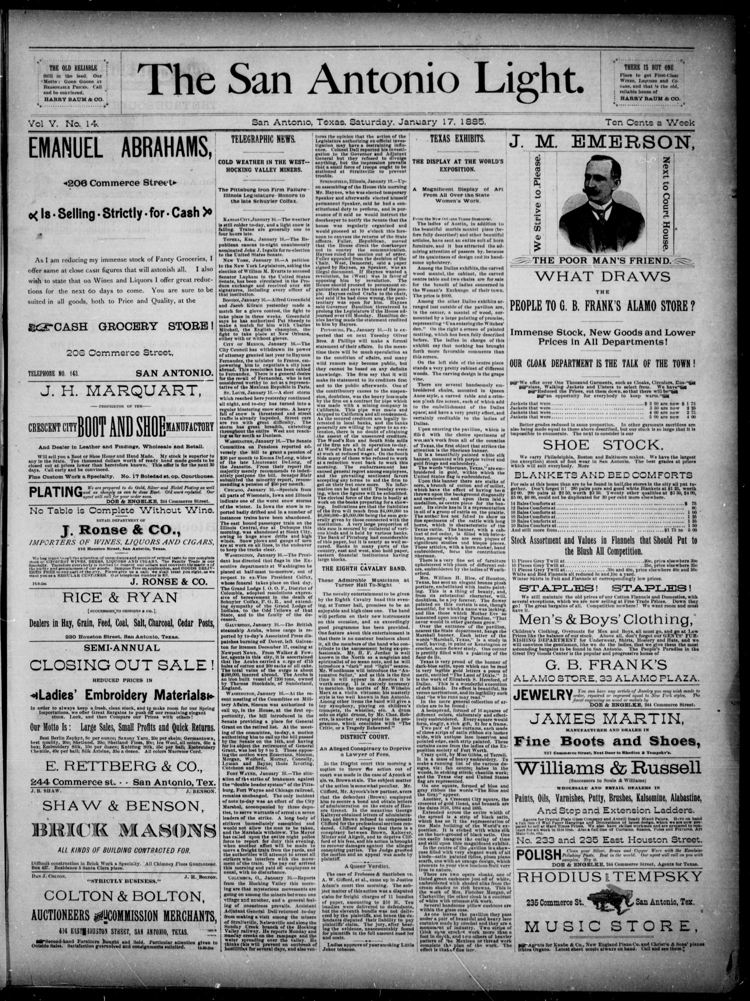 NewspapersFolder1885 – metapth163068_xl_0059Dtd17Jan1885C3Sant