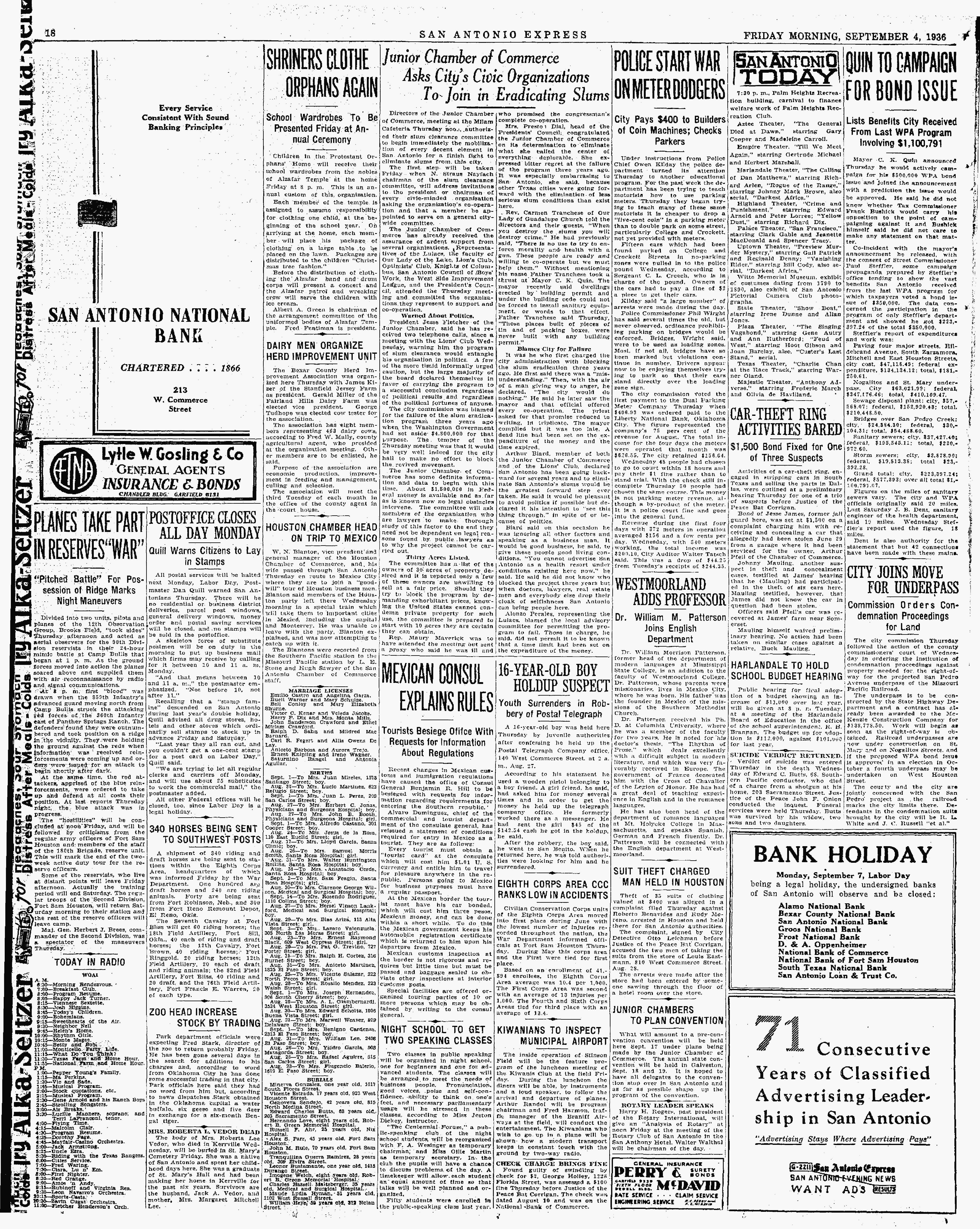 1936Sep9C6PrkMtrClasses
