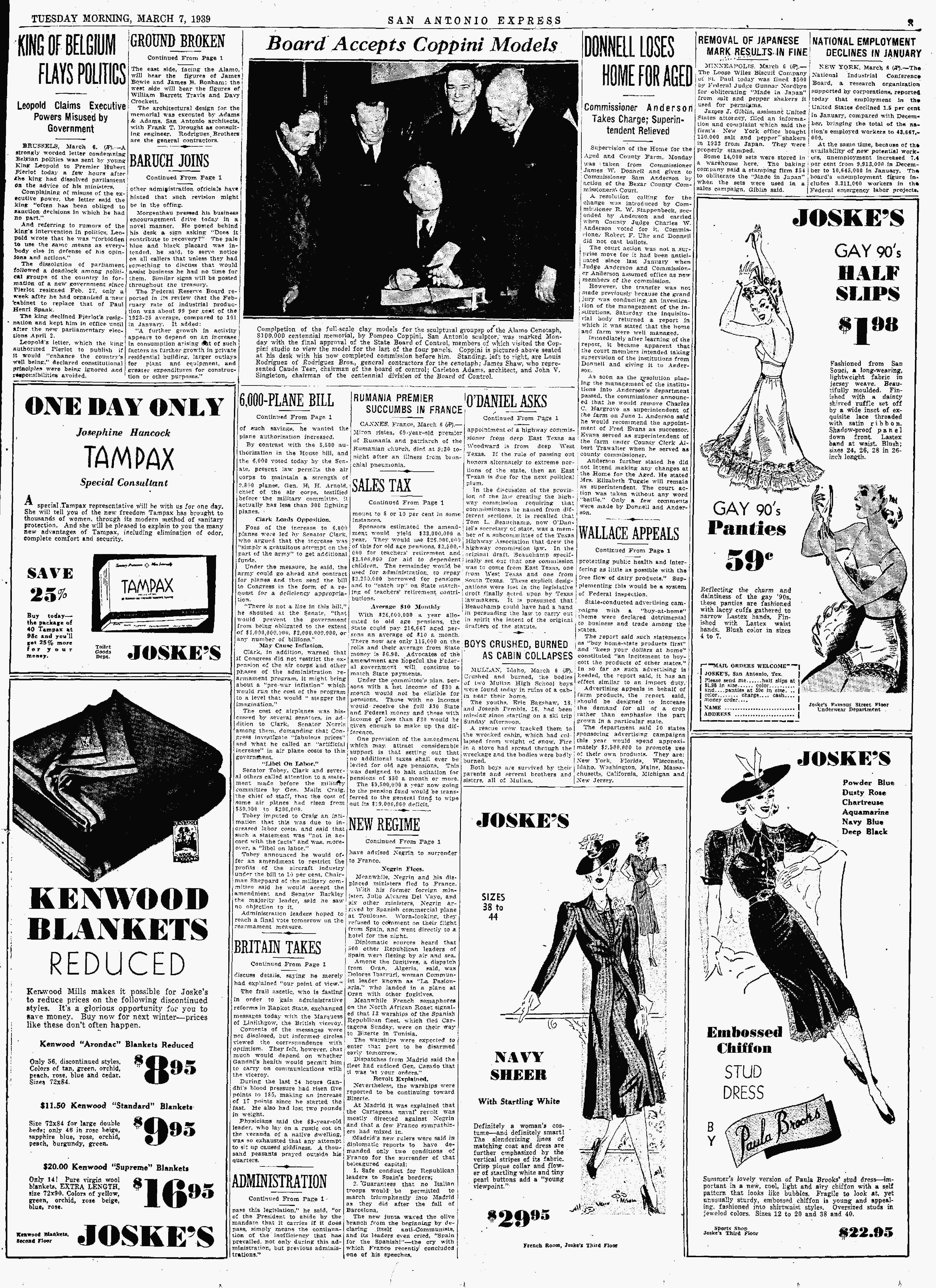 1939Mar7Pg3C2CenotaphGrndToBeBrokenPart2