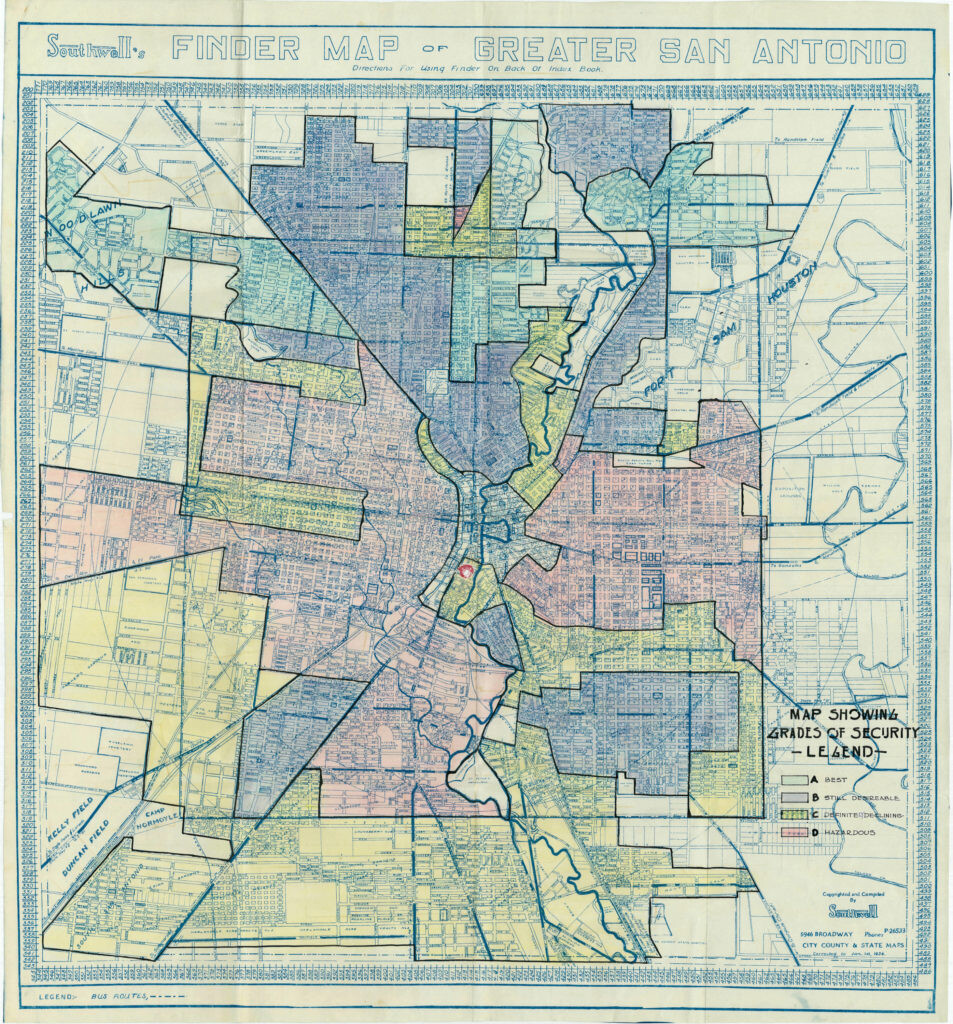 HOLC San Antonio City Survey Report 1 Exhibit A Grades Of Security 953x1024