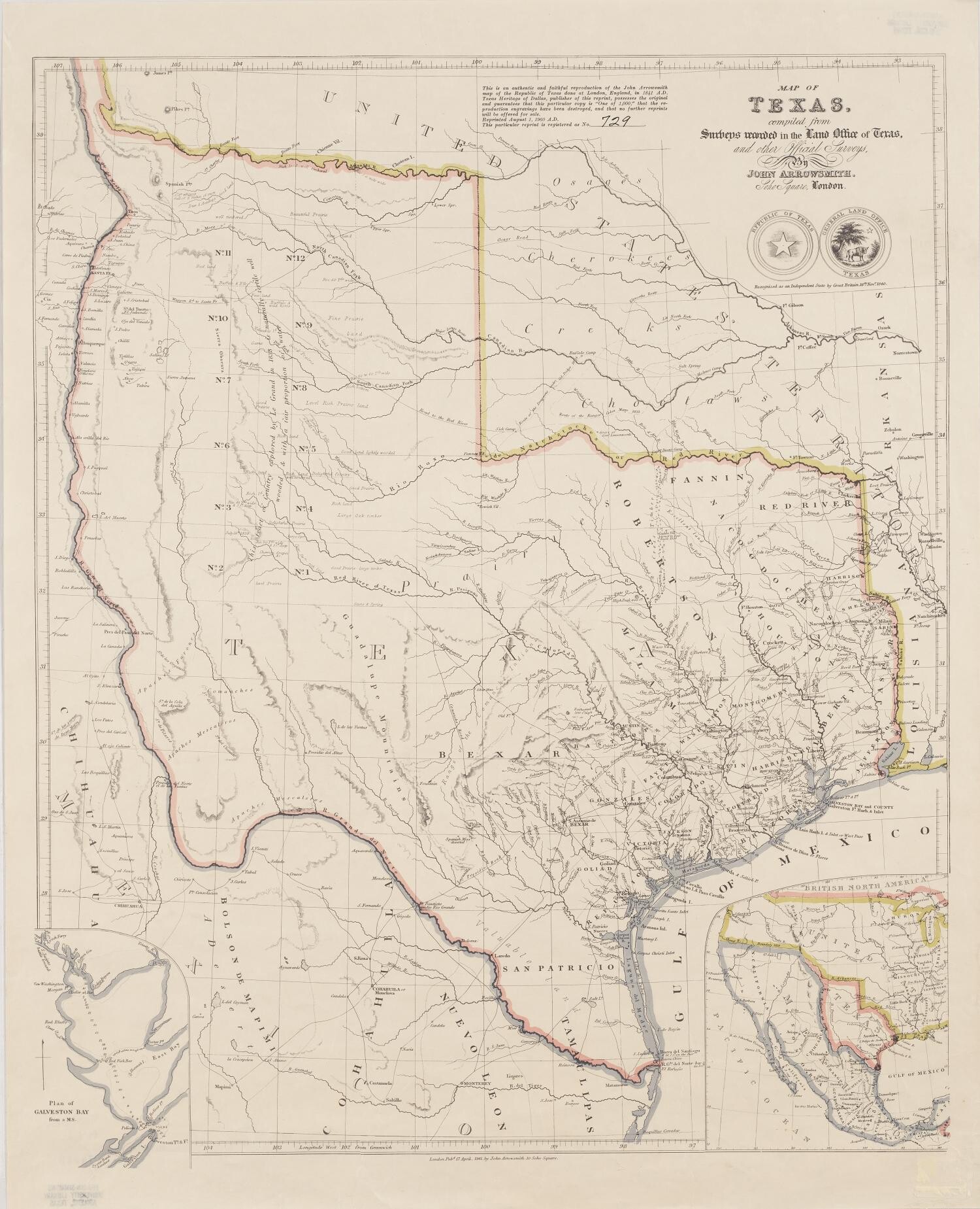 Map Early Texas