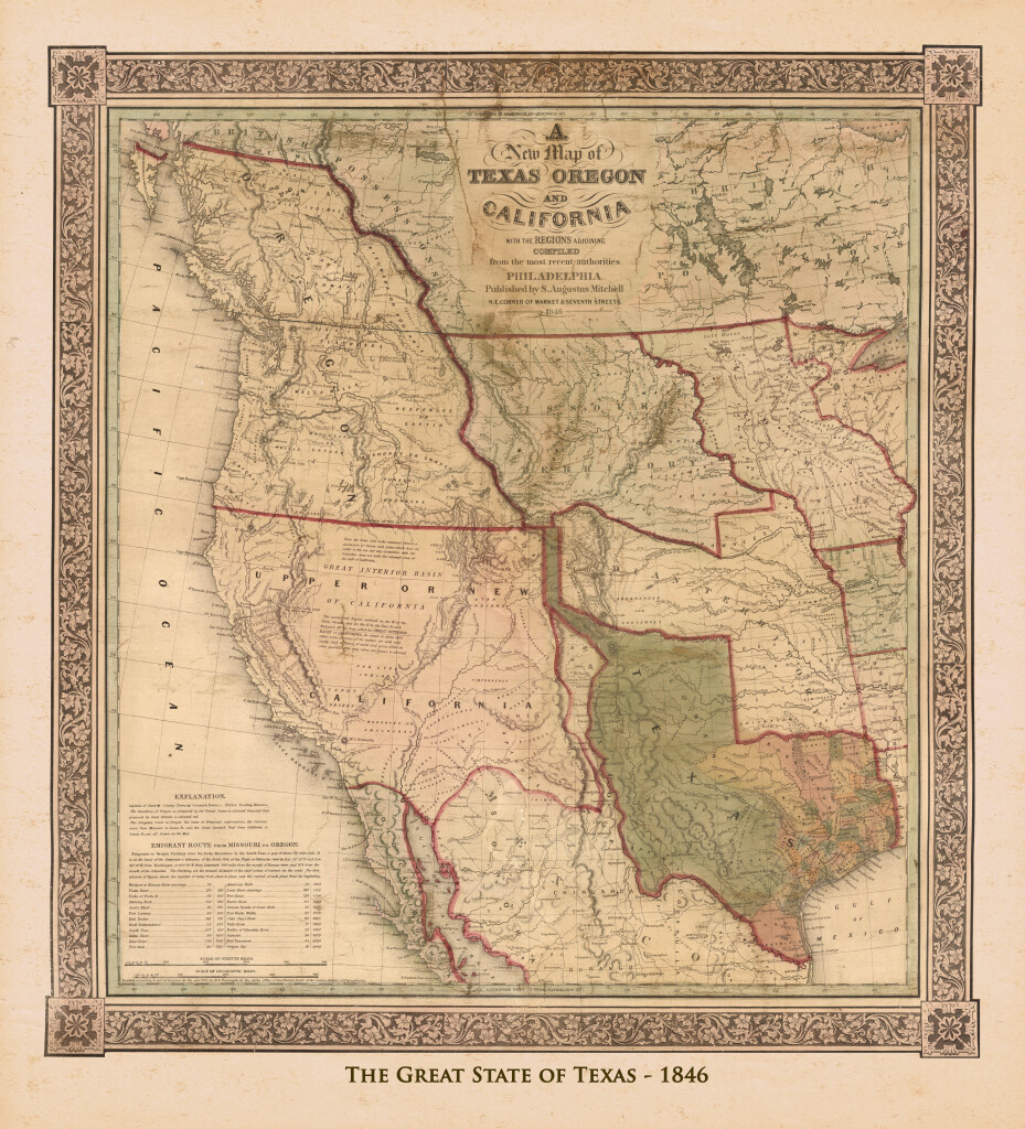 1846Map Texas