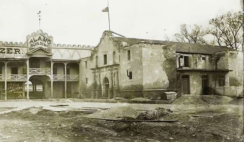 Alamo Chapel and environs.
