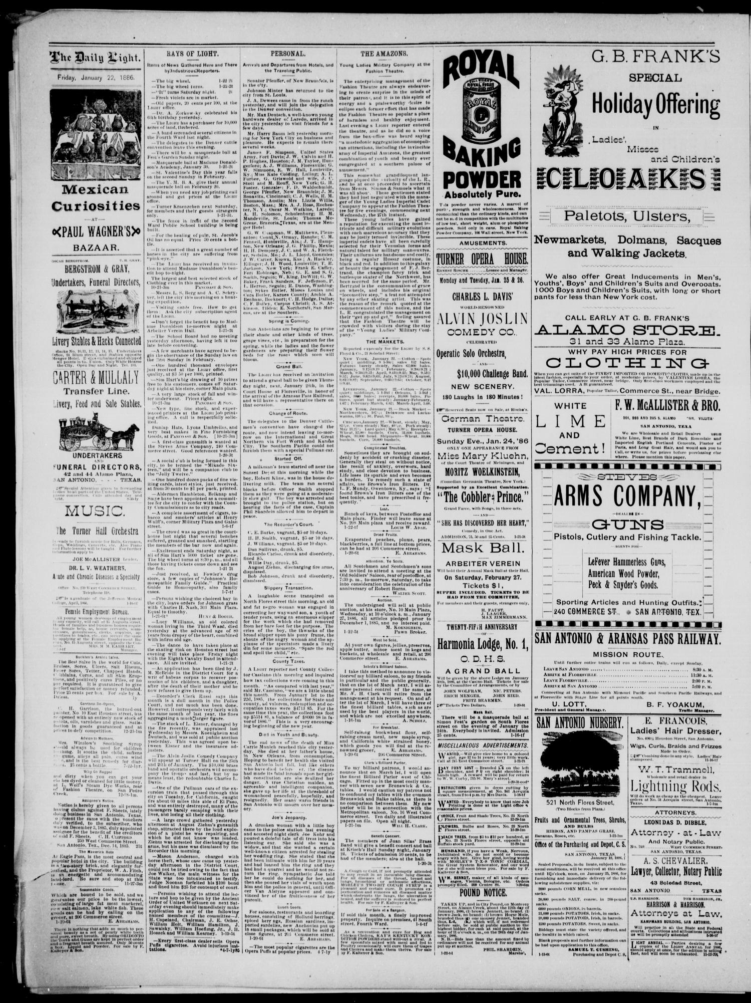 NewspapersFolder1886 – metapth144749_xl_0074Dtd22Jan1886C3ONs