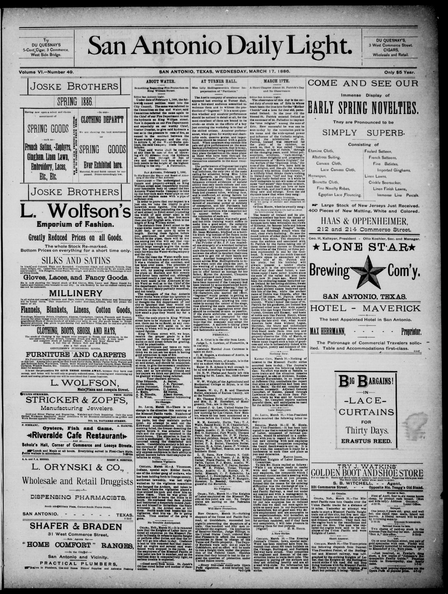 NewspapersFolder1886 – metapth144795_xl_0259Dtd17Mar1886C3ON