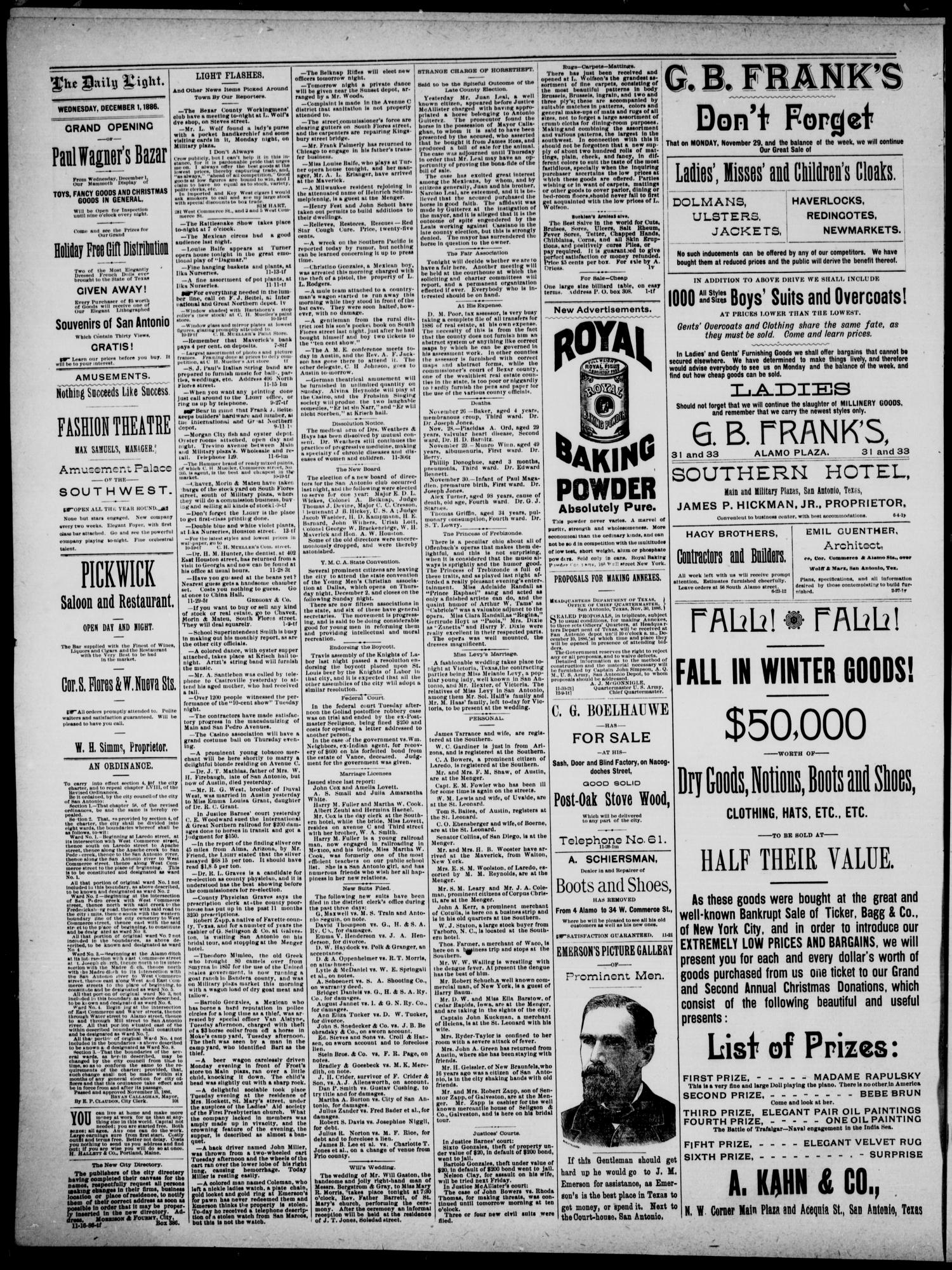 NewspapersFolder1886 – metapth145016_xl_1158Dtd1Dec1886C2ONsant