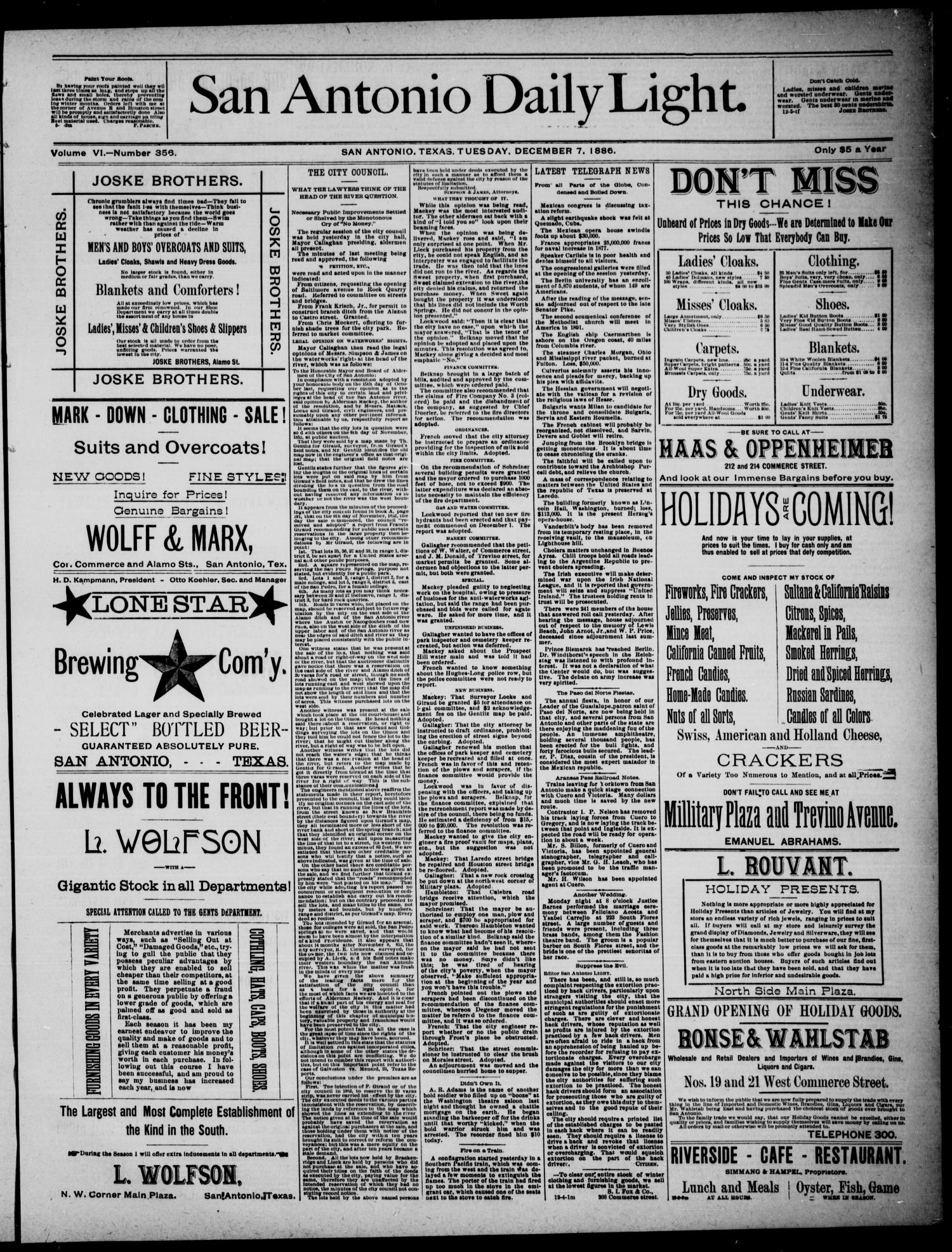 NewspapersFolder1886 – metapth145021_xl_1175Dtd7Dec1886C3ONsRow