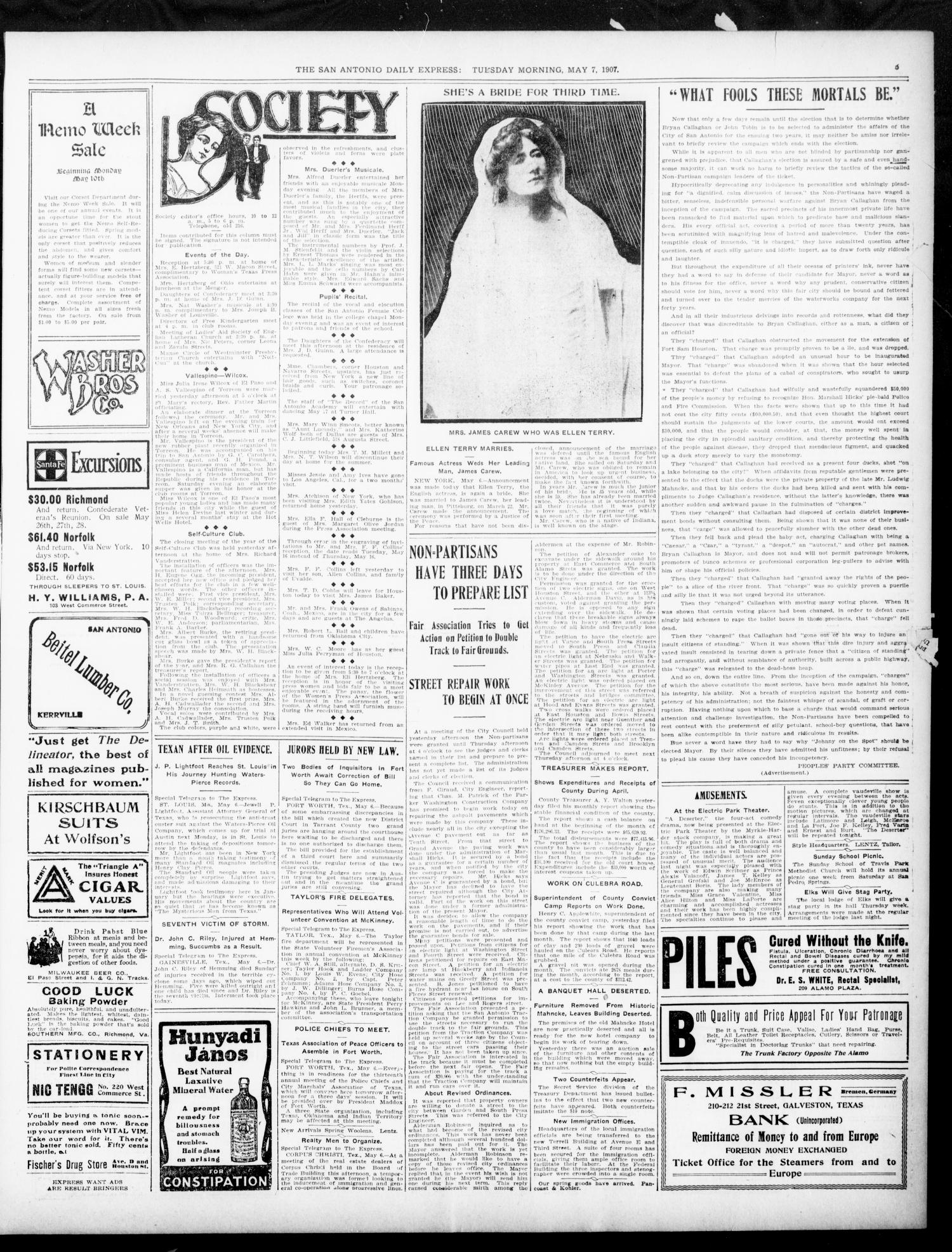 NewspapersFolder1907 – metapth441367_xl_0005Dtd7May1907C6-7Polit