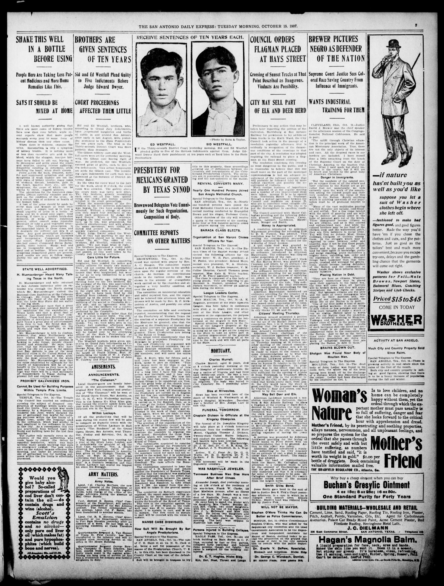 NewspapersFolder1907 – metapth441371_xl_0005Dtd15Oct1907C2TheClansman