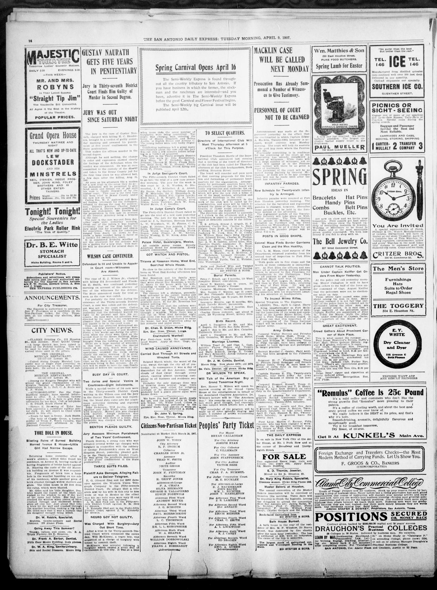 NewspapersFolder1907 – metapth441469_xl_0014Dtd8Apr1907C6PolMayor