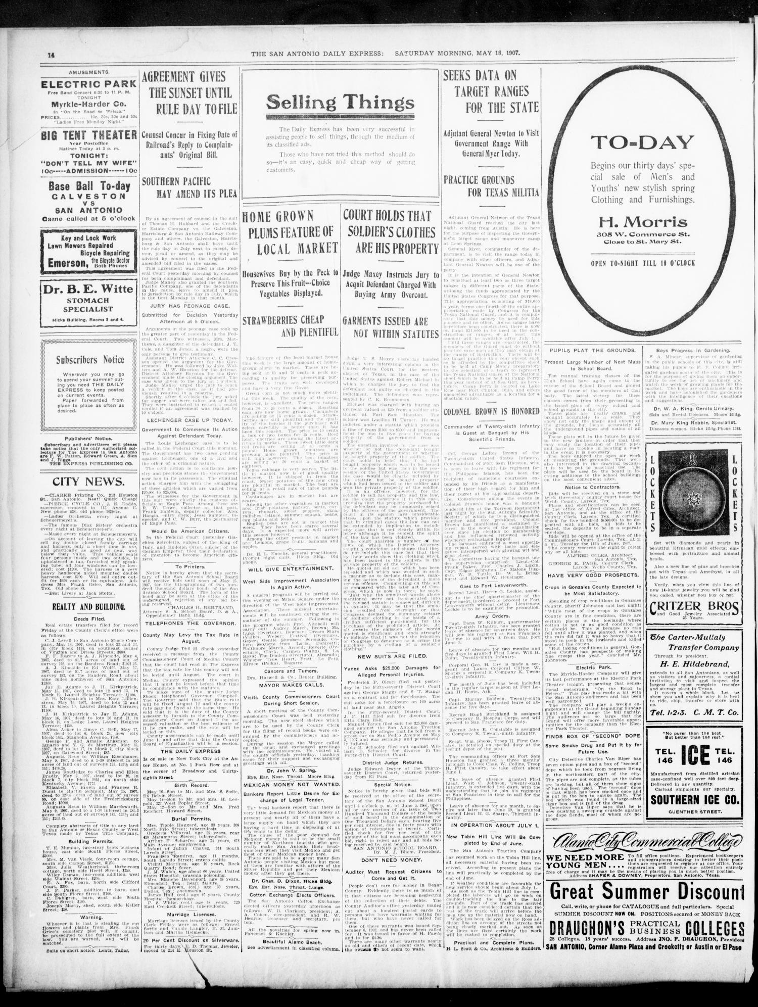 NewspapersFolder1907 – metapth441471_xl_0014Dtd18May1907C6ONrace