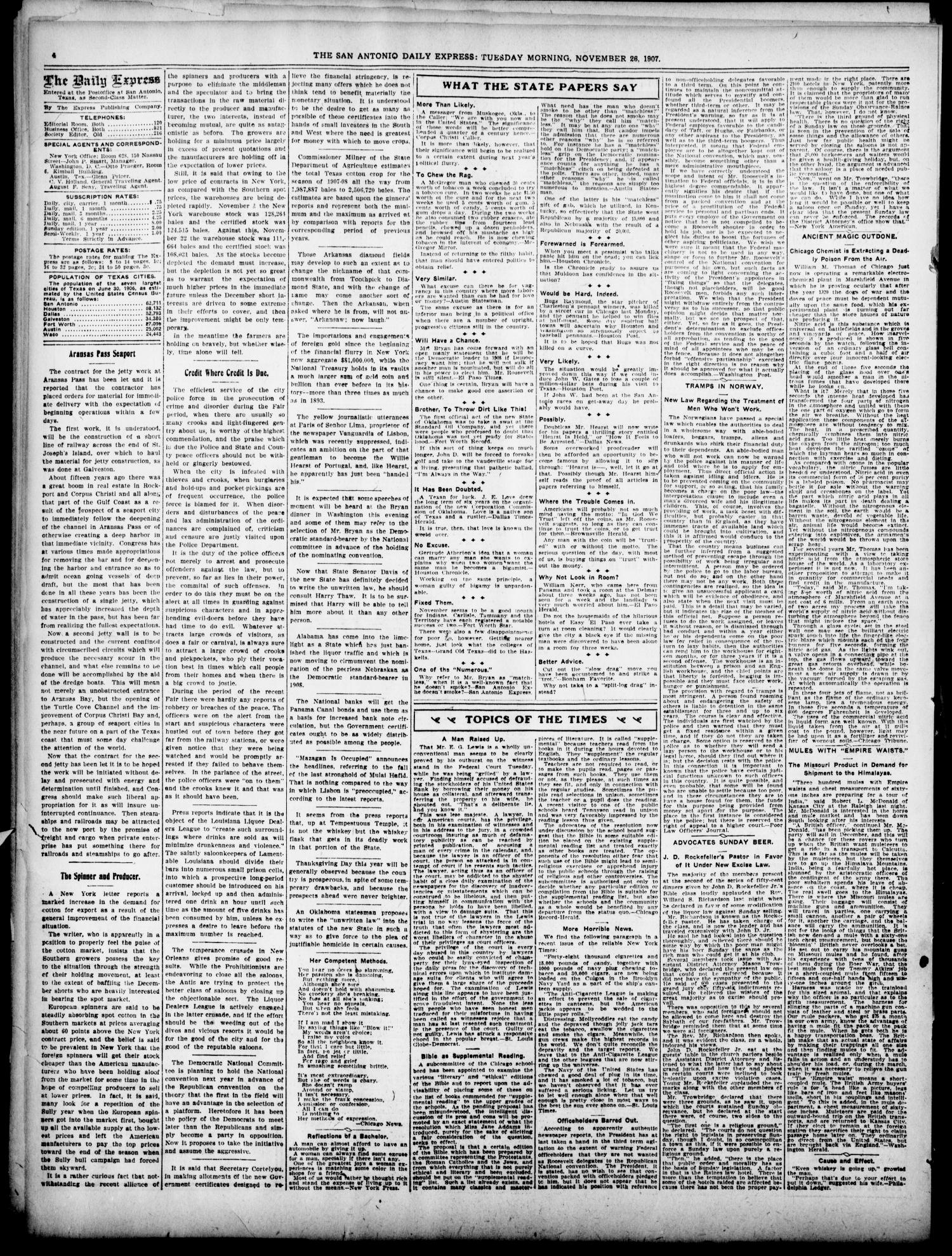 NewspapersFolder1907 – metapth441484_xl_0004Dtd26Nov1907C2FairPol