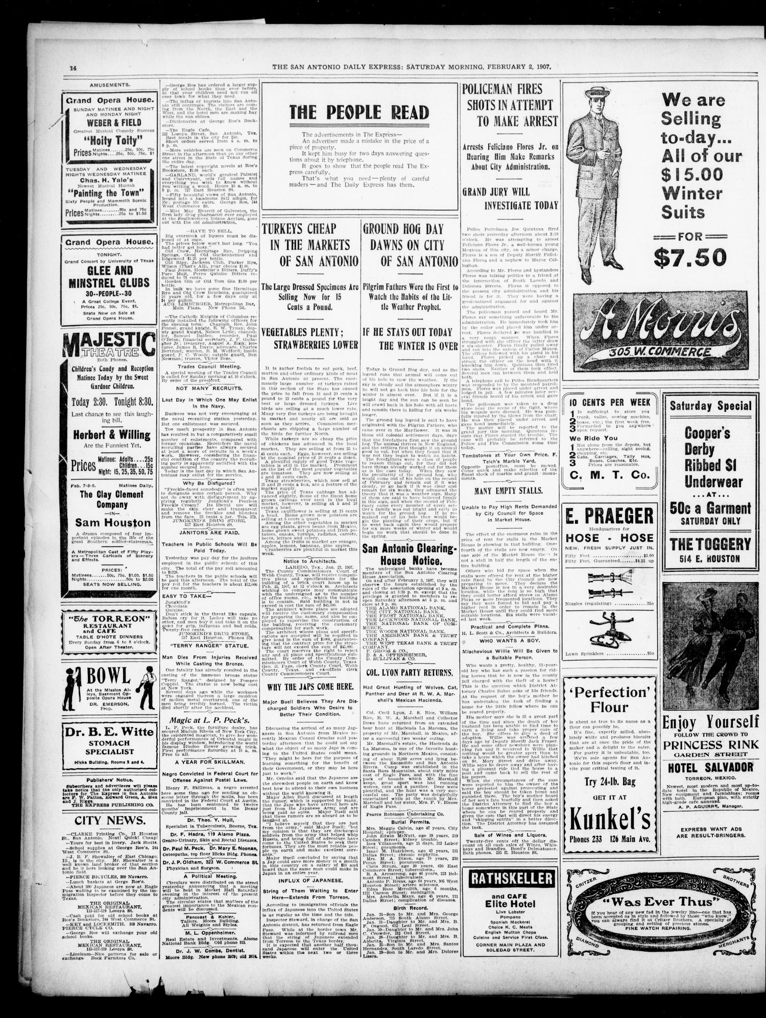 NewspapersFolder1907 – metapth441511_xl_0014Dtd2Feb1907C5ShootON