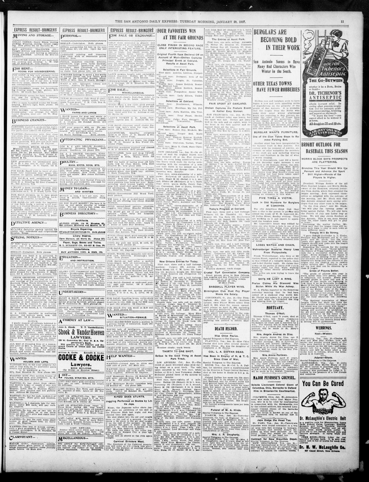 NewspapersFolder1907 – metapth441534_xl_0011Dtd29Jan1907C6ON